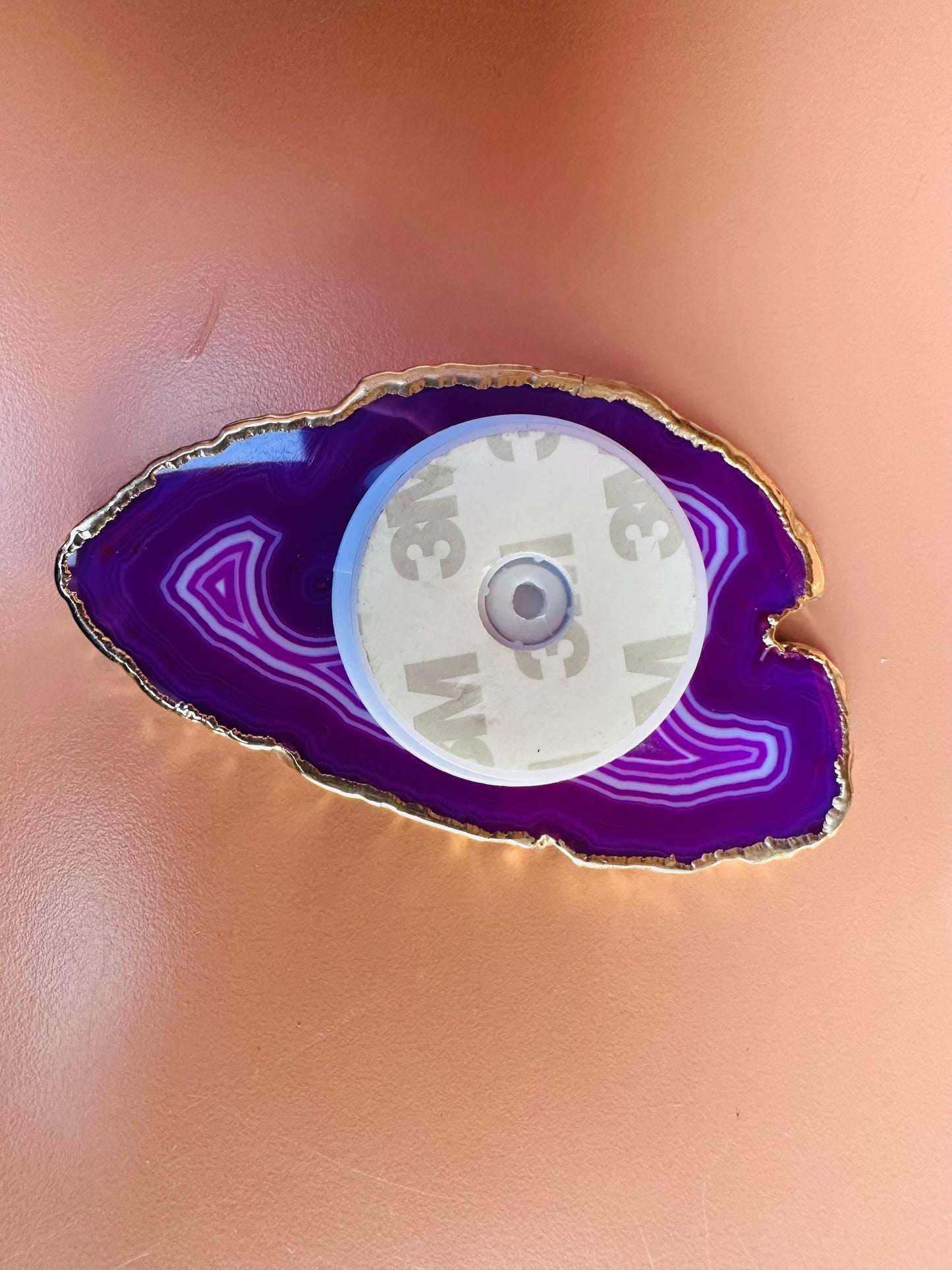 Agate Slice Phone Grip
