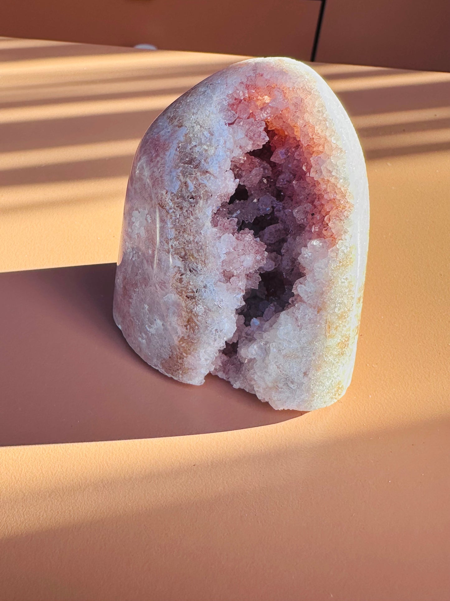 Pink Amethyst Druzy Freeforms