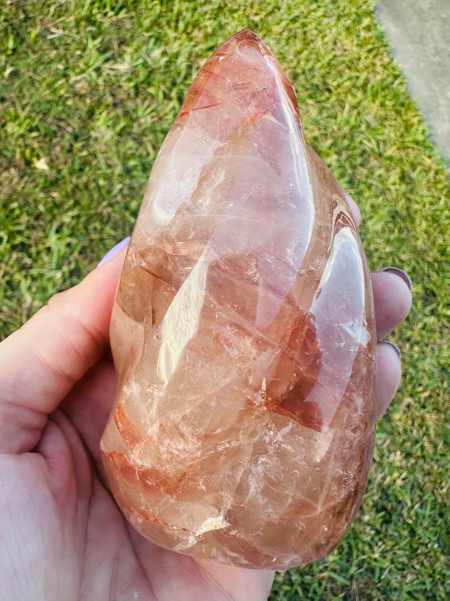 Hematoid Quartz Freeform Flame 🔥