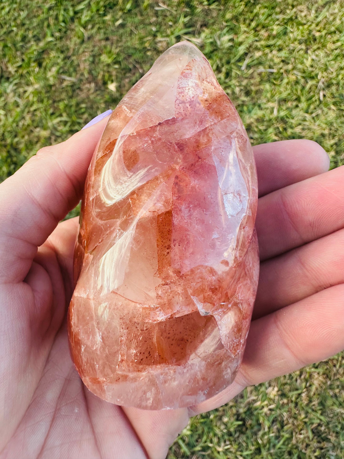 Hematoid Quartz Freeform Flame 🔥