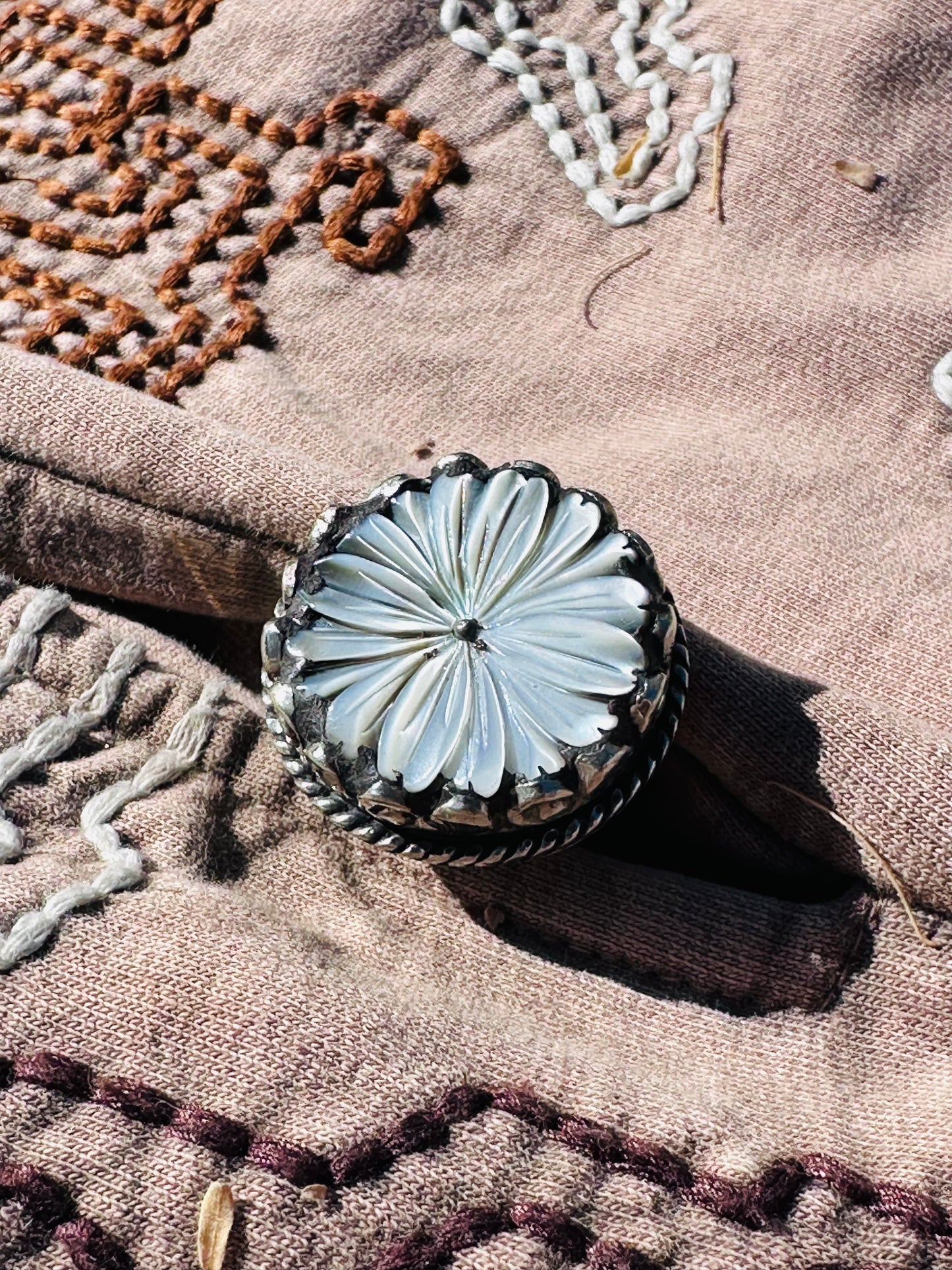 Flower Shell Ring