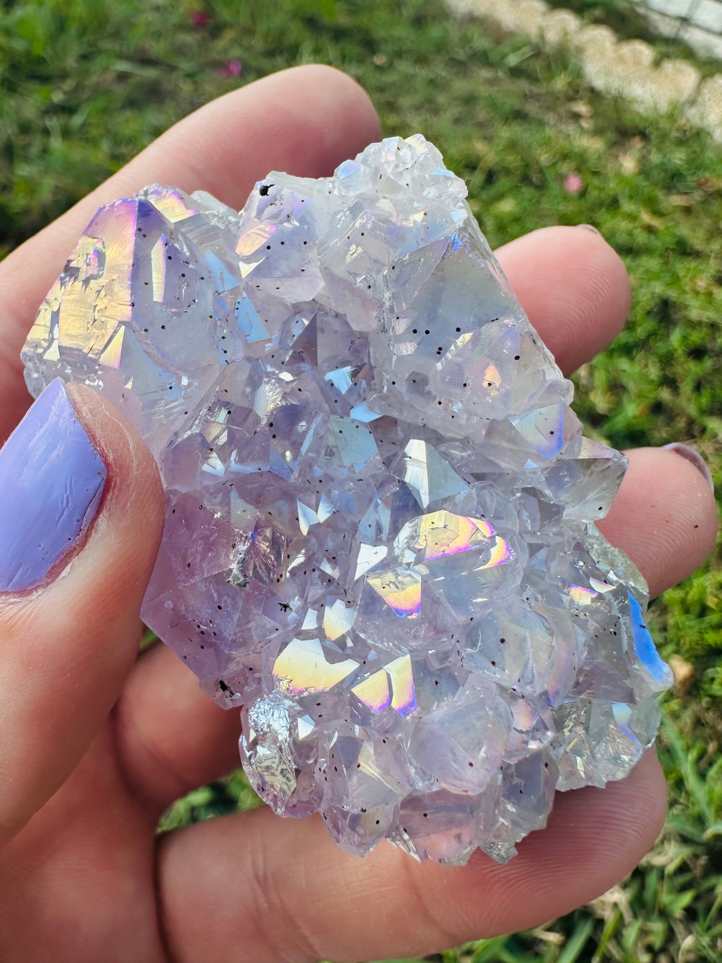 Angel Aura Amethyst Clusters