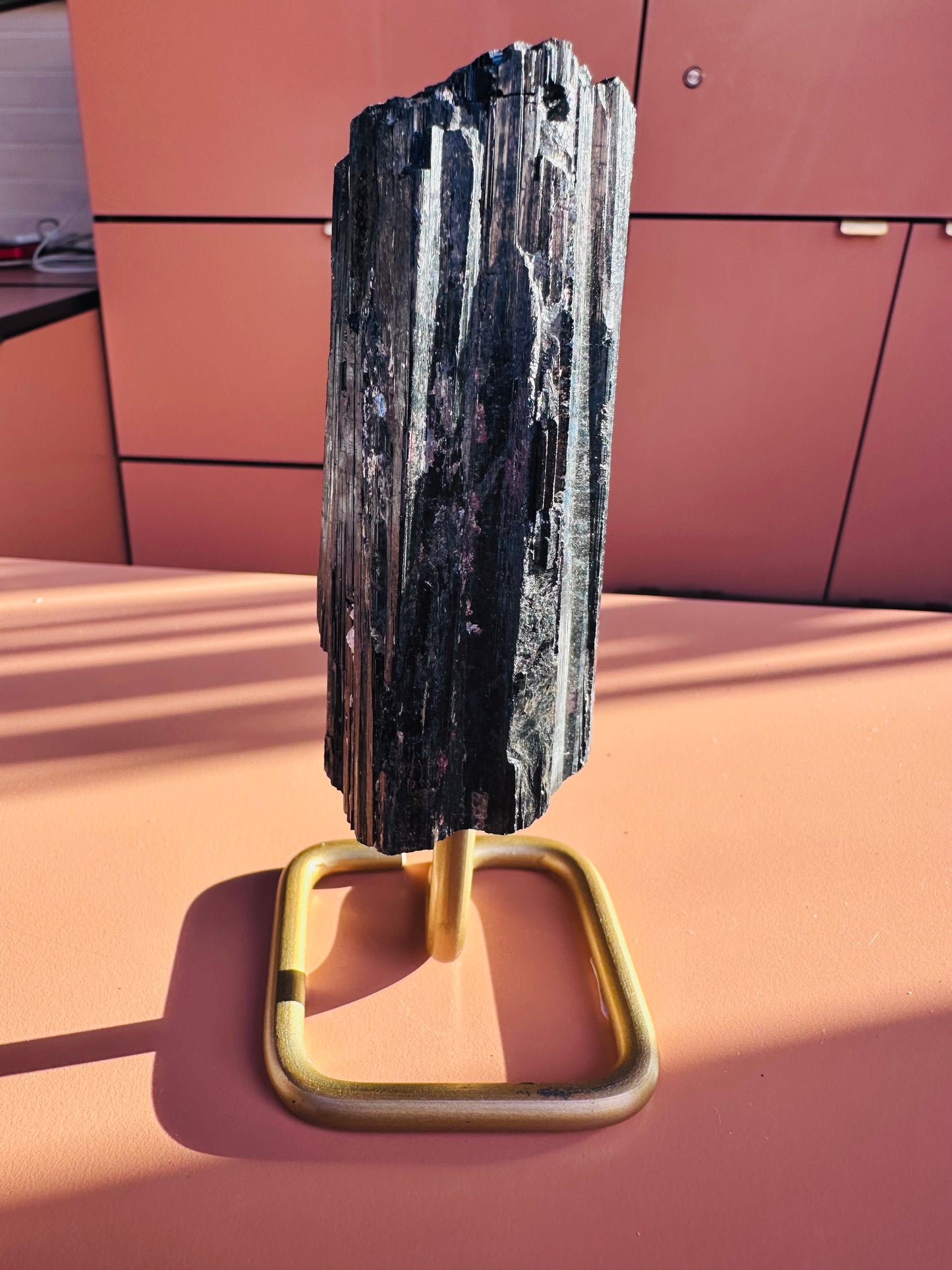 Black Tourmaline with Stand