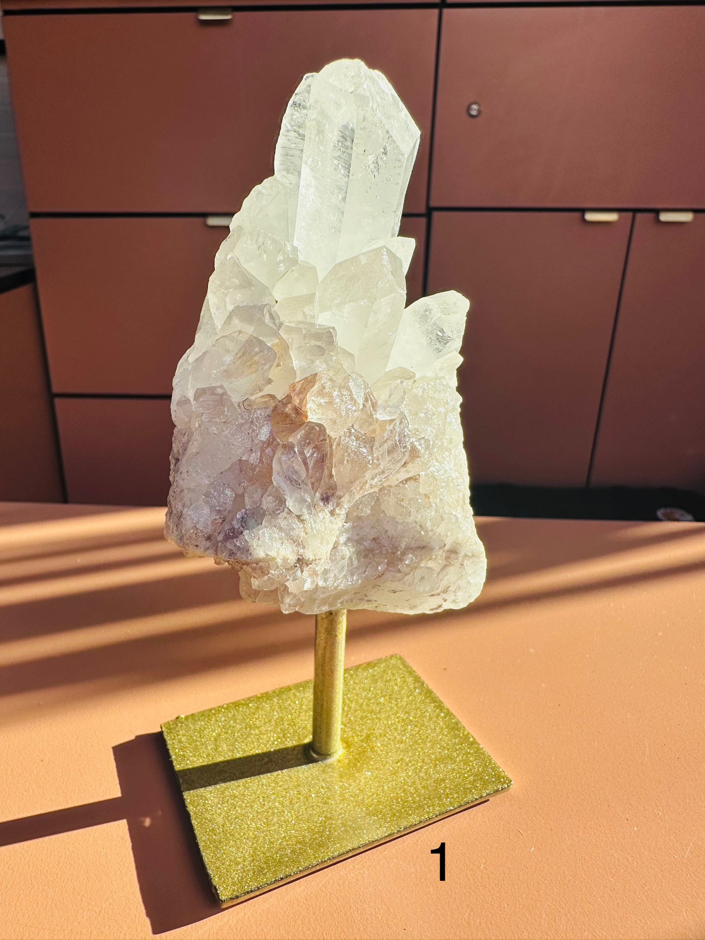 Quartz Crystal Druzy on Stand