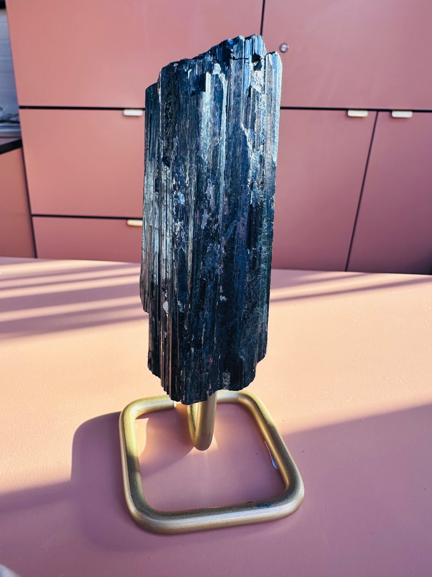 Black Tourmaline with Stand
