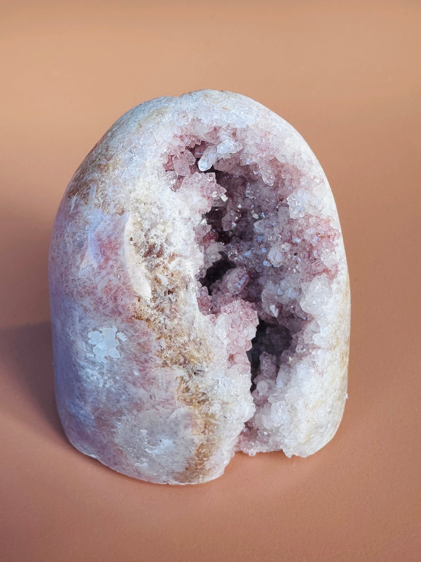 Pink Amethyst Druzy Freeforms