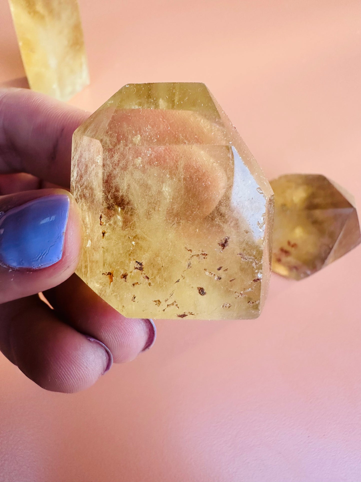 Natural Madagascar Citrine Points