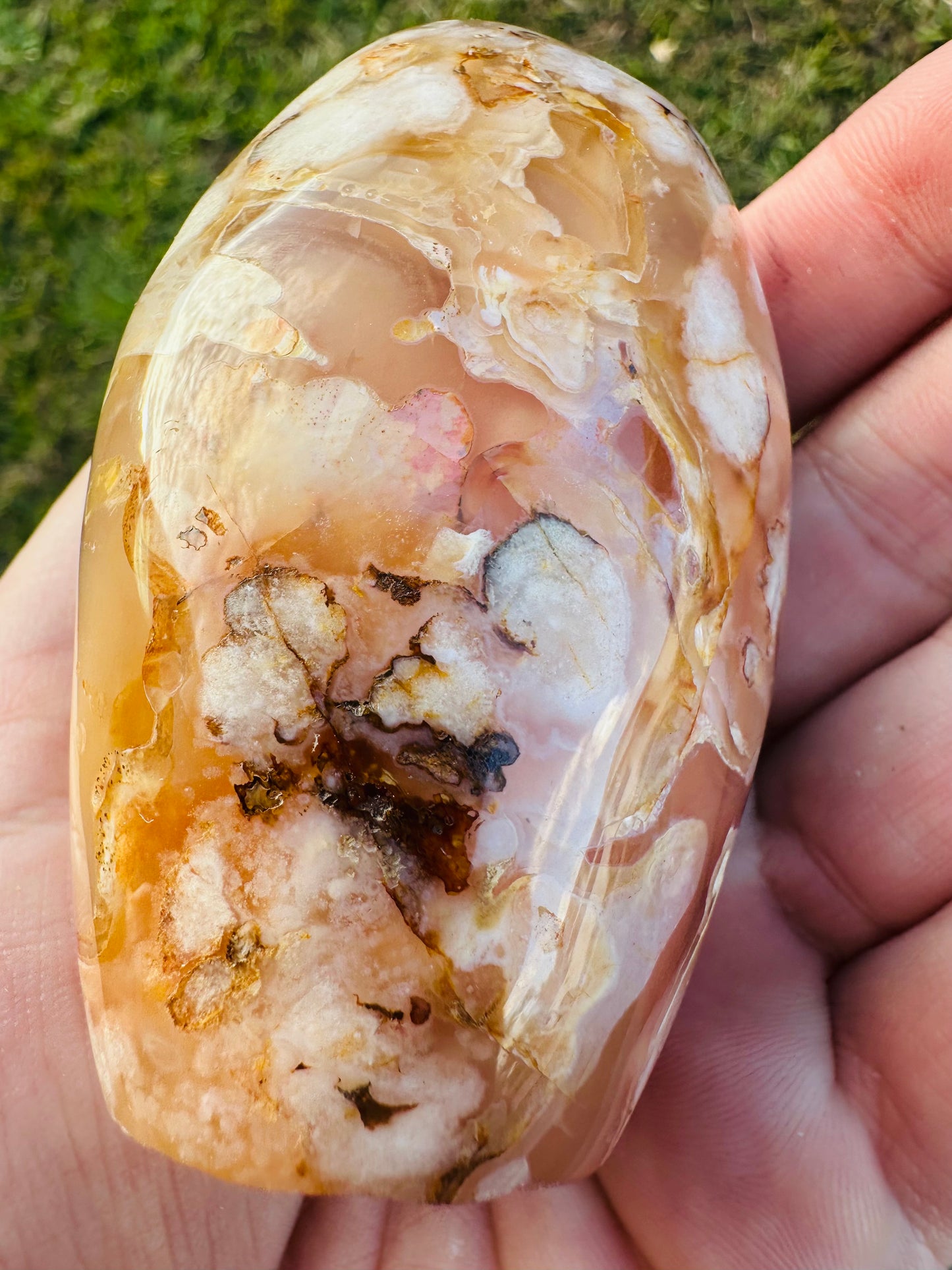 Flower Agate Freeform Crystal🌸