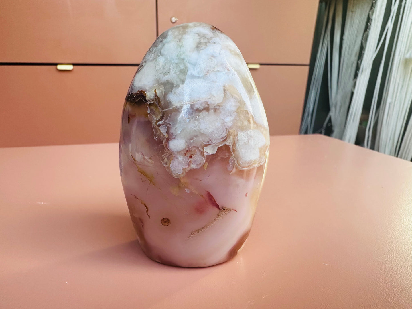 Flower Agate Freeform Crystal🌸