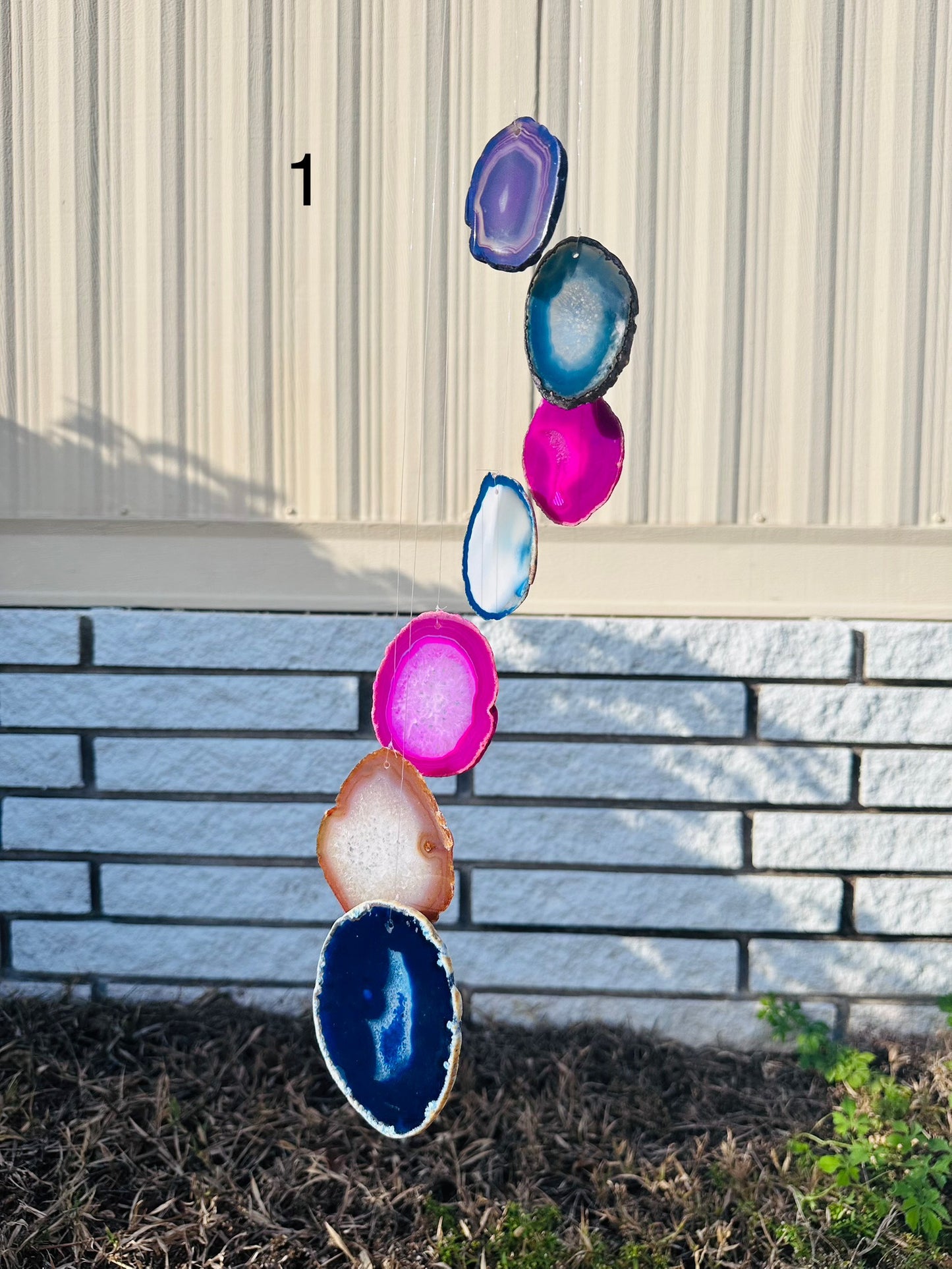 Agate Slice Wind Chimes