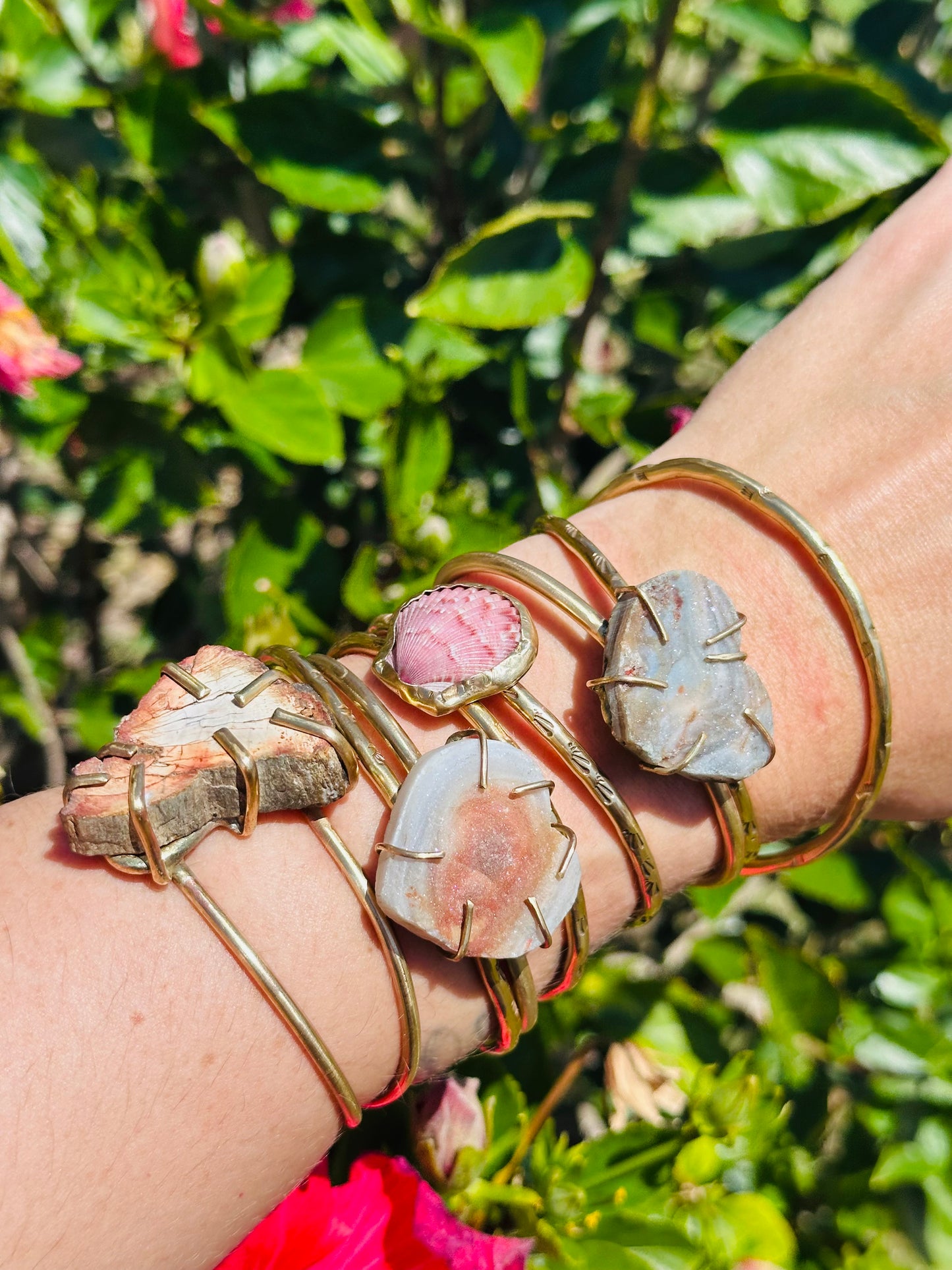 Petrified Wood Cuff Bracelet