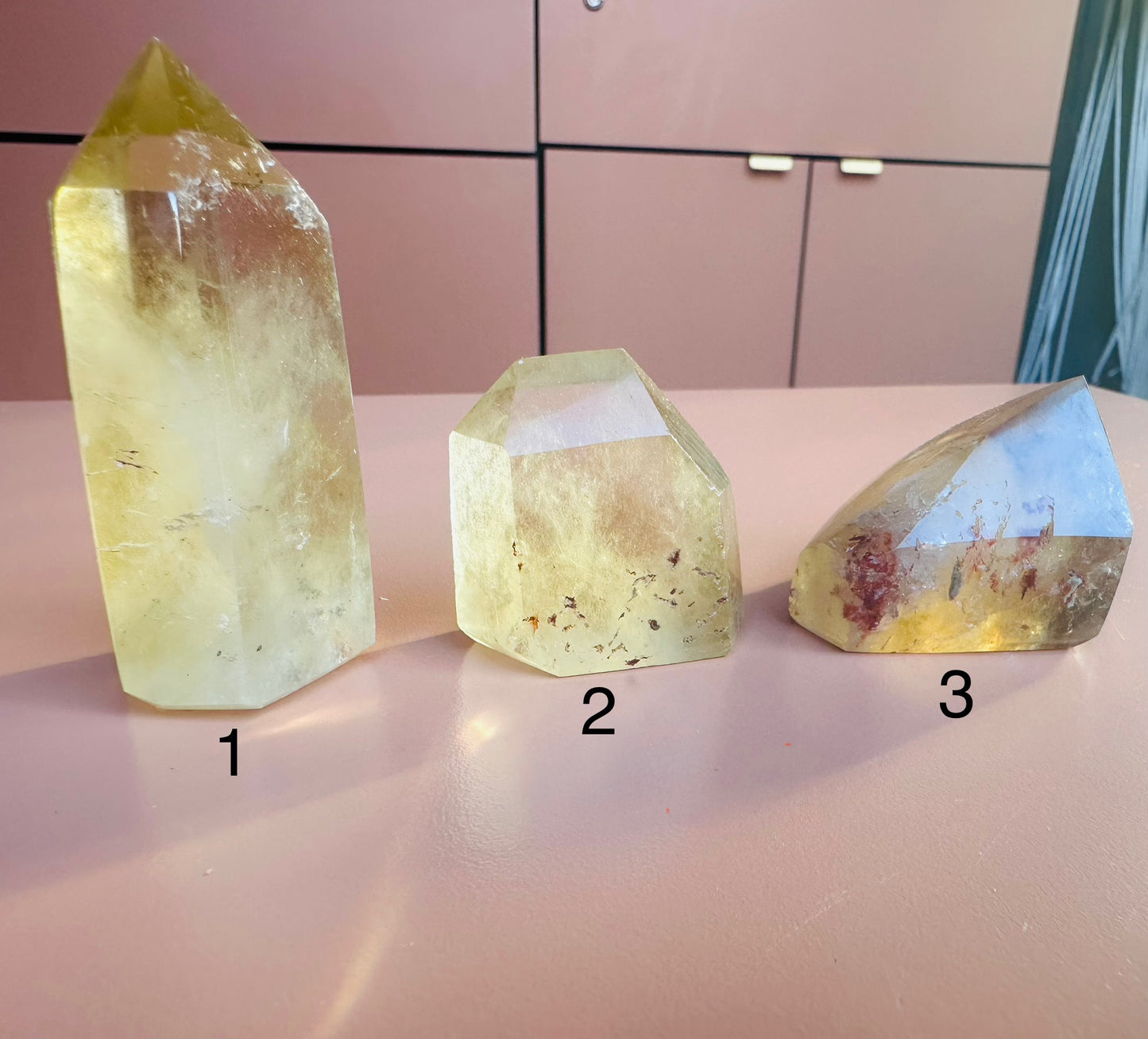 Natural Madagascar Citrine Points
