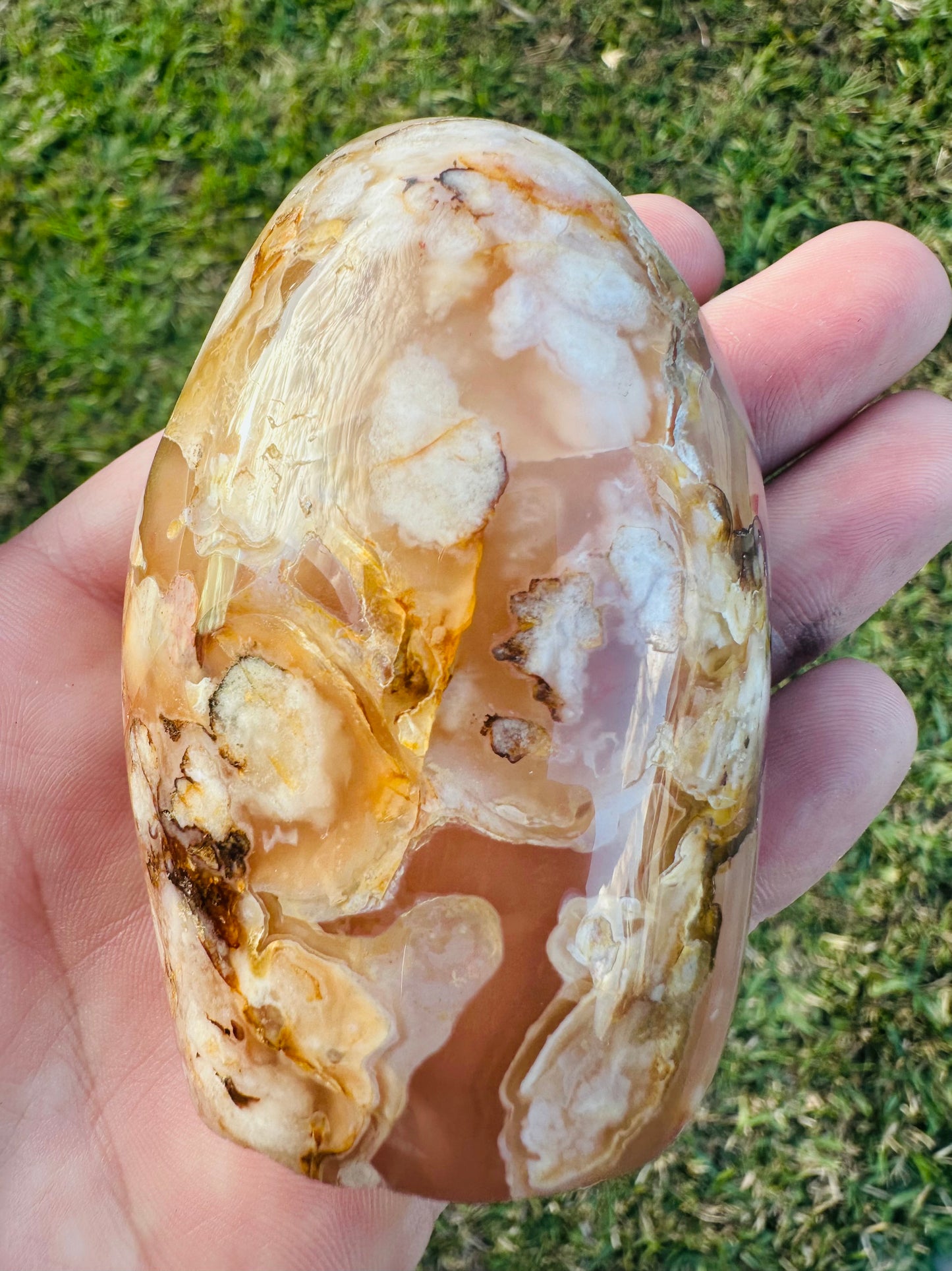 Flower Agate Freeform Crystal🌸