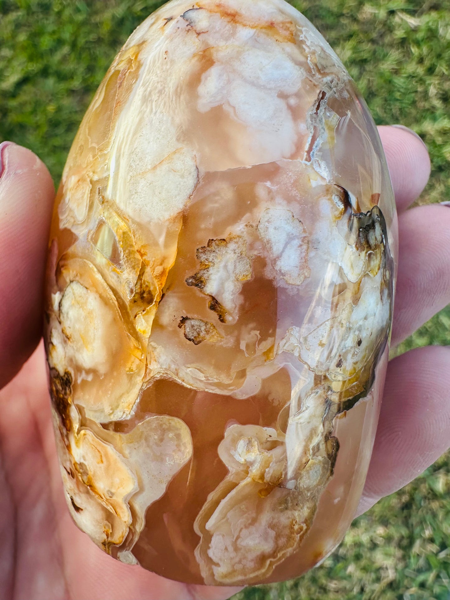 Flower Agate Freeform Crystal🌸