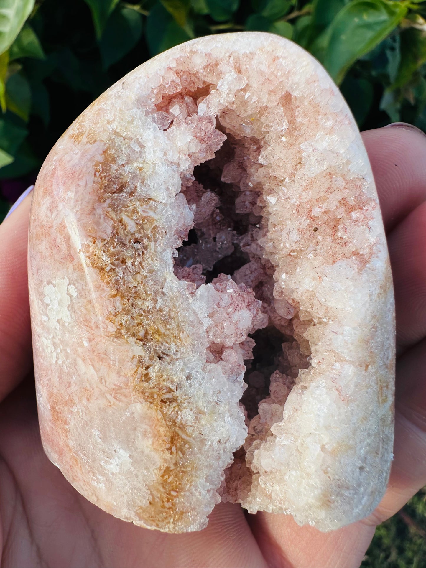 Pink Amethyst Druzy Freeforms