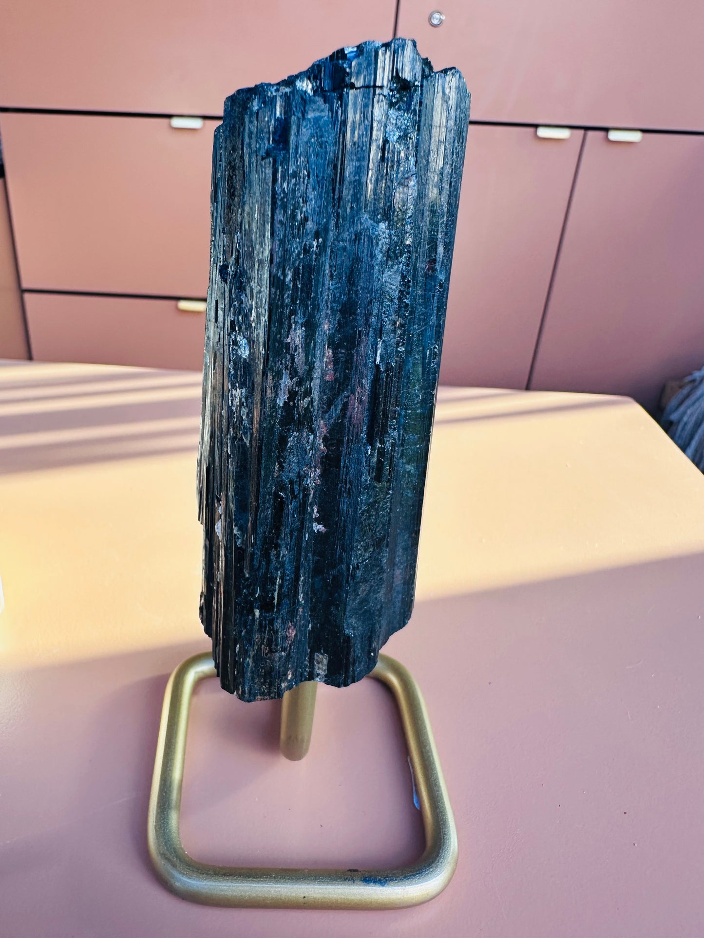 Black Tourmaline with Stand