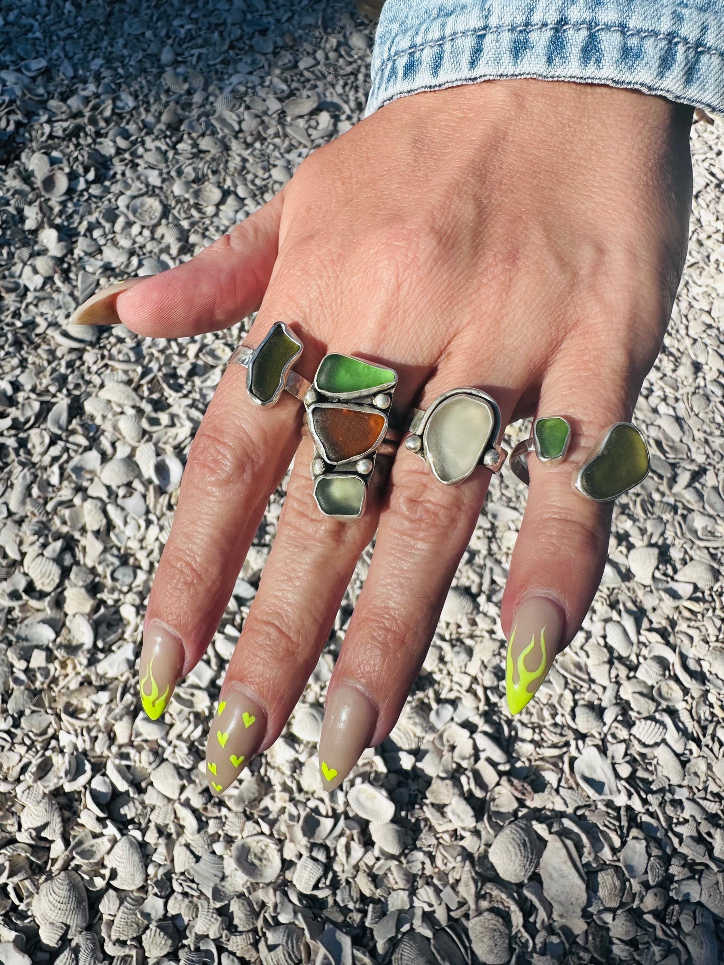Mermaid Sea Glass Ring π§ββοΈ