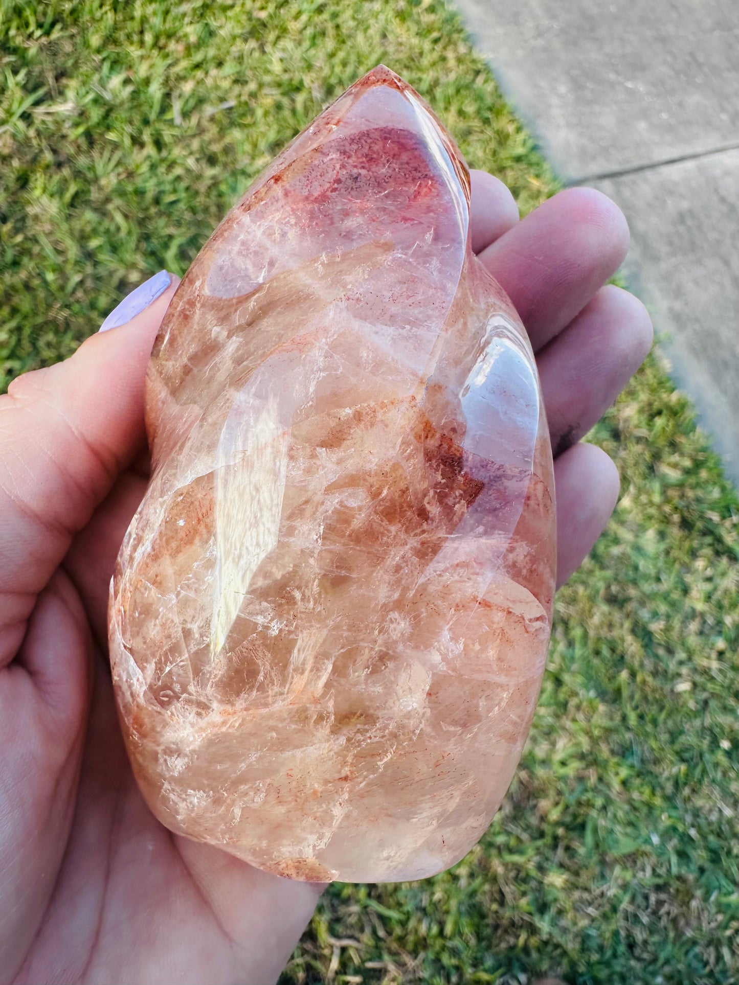 Hematoid Quartz Freeform Flame 🔥