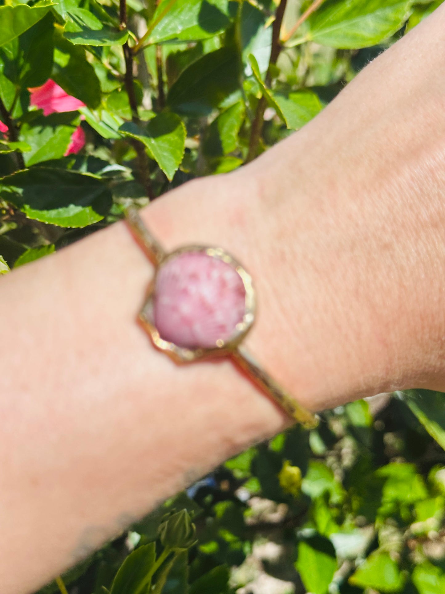 Shell Brass Stamped Cuff