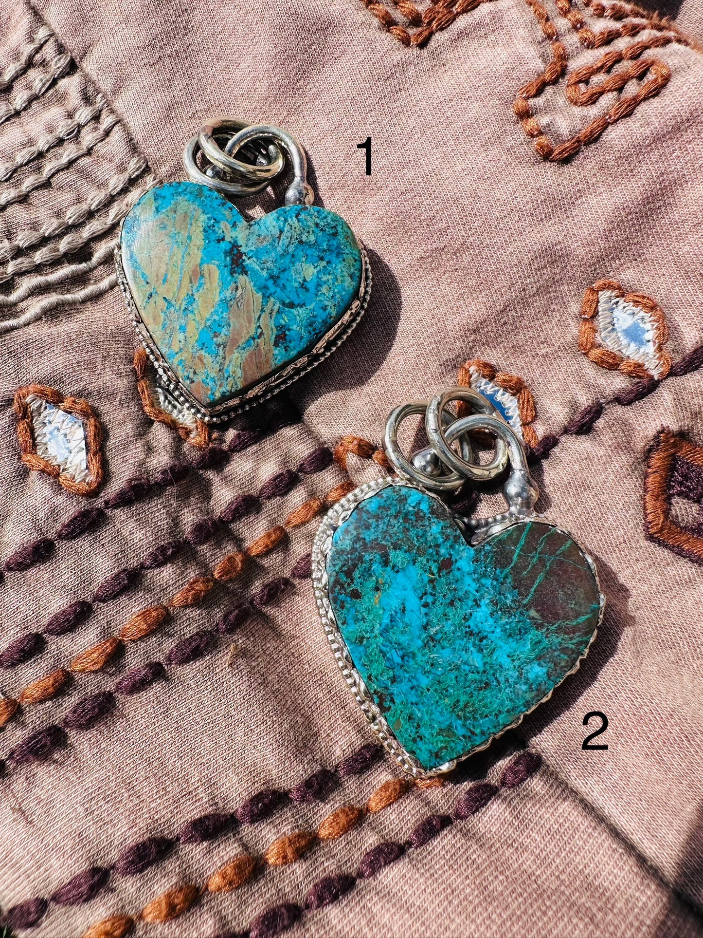 Turquoise Heart Pendant Necklace