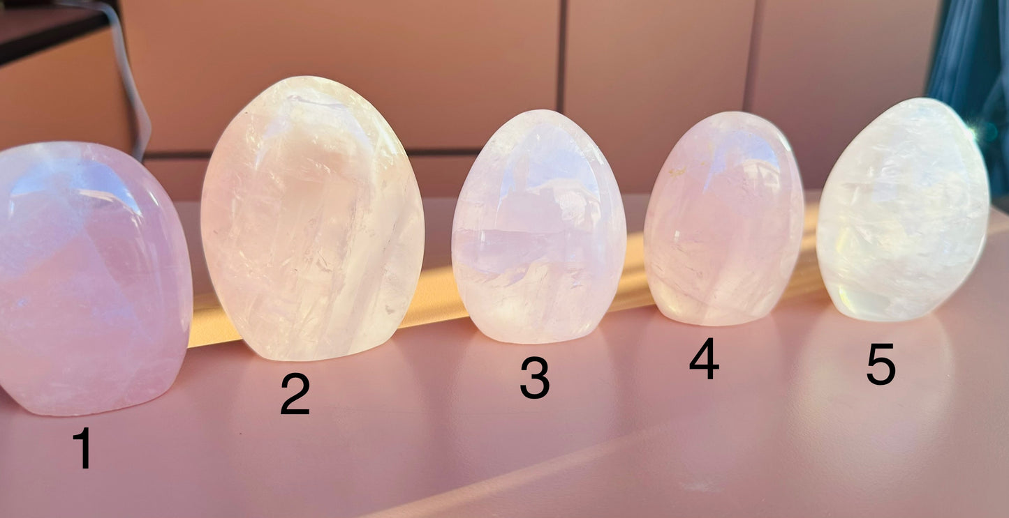Small Rose Quartz Freeforms