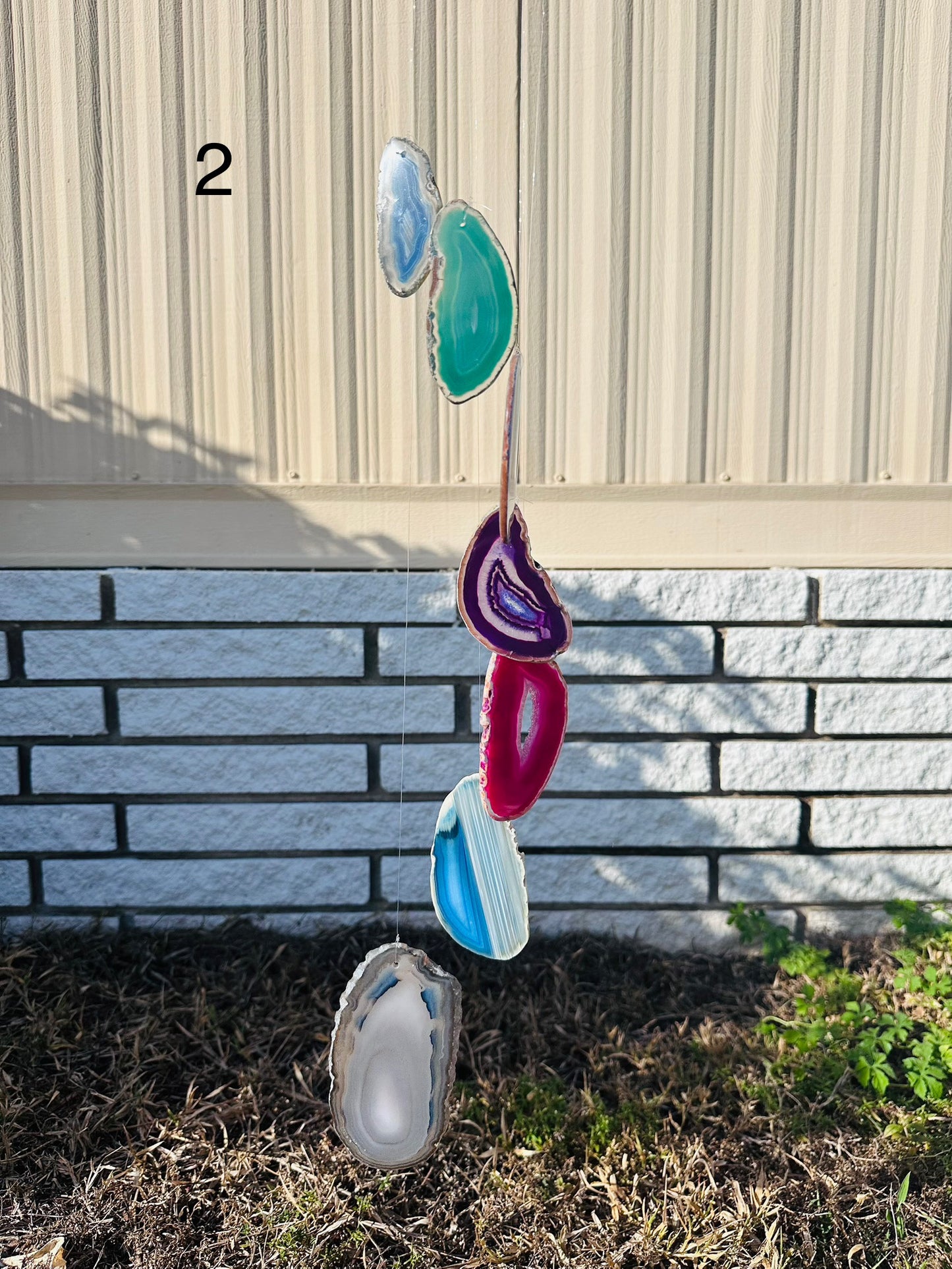 Agate Slice Wind Chimes