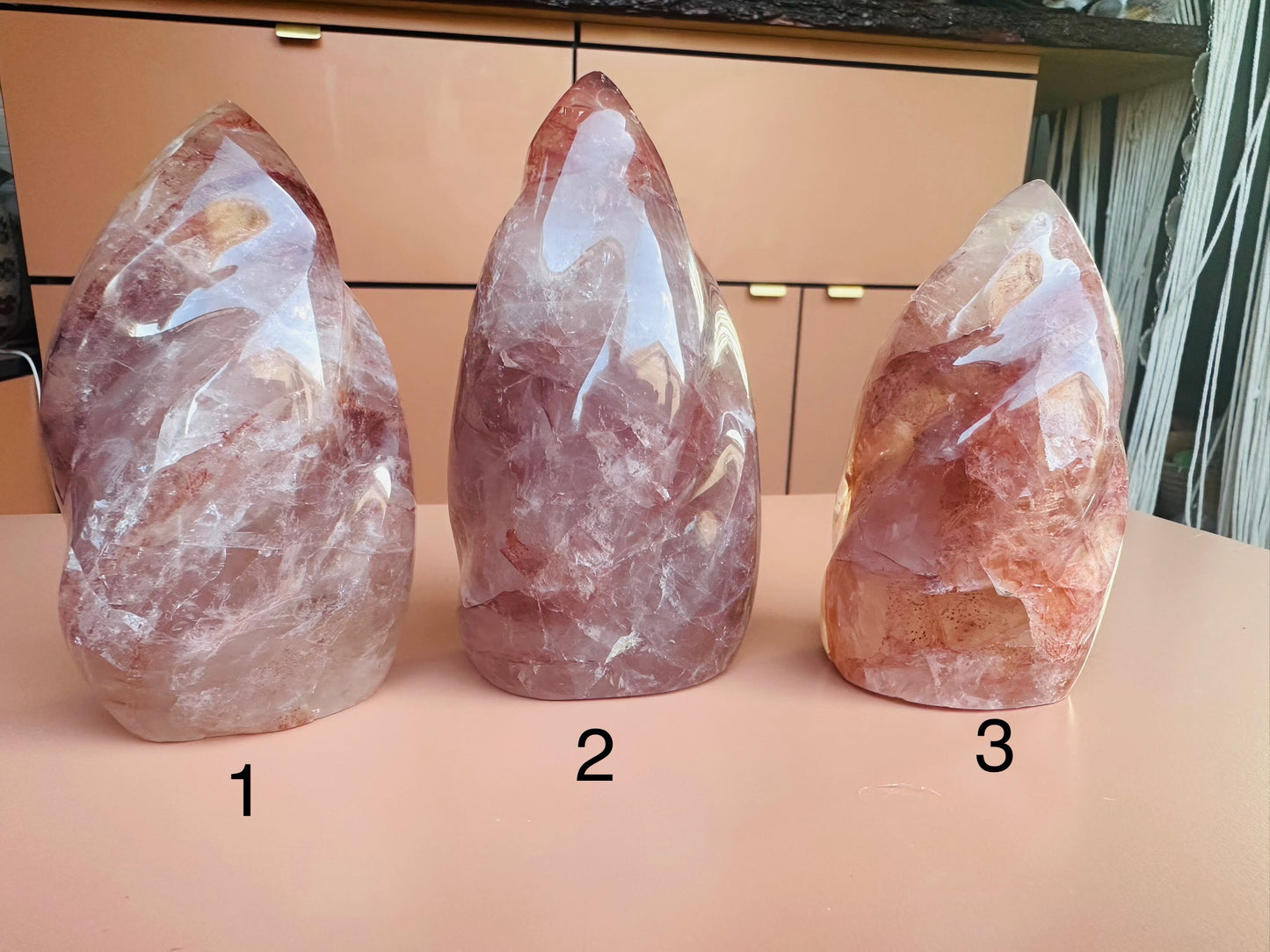 Hematoid Quartz Freeform Flame 🔥