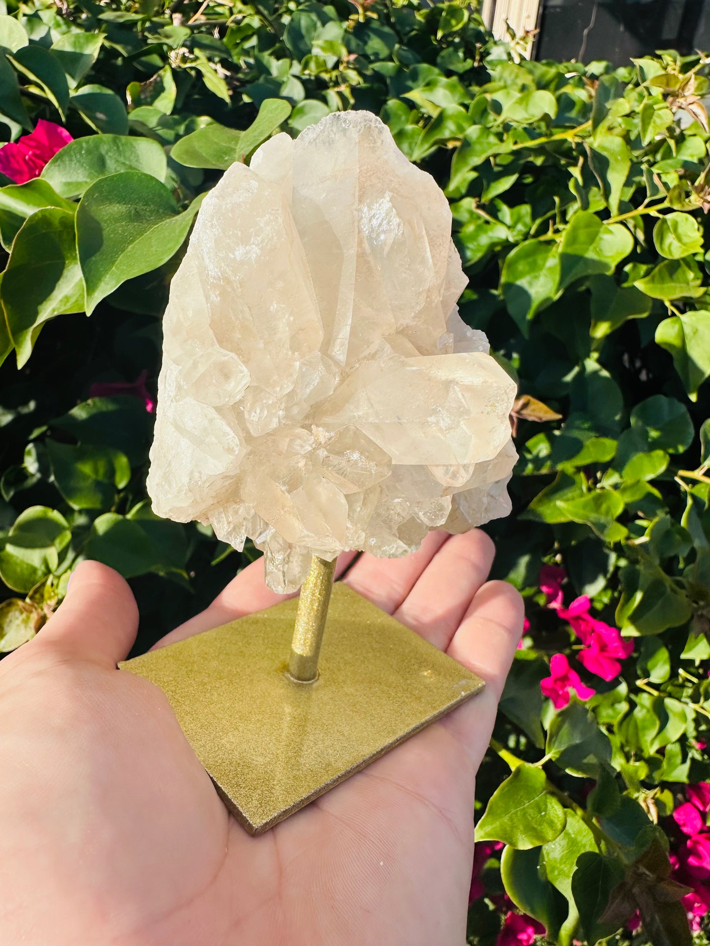 Quartz Crystal Druzy on Stand
