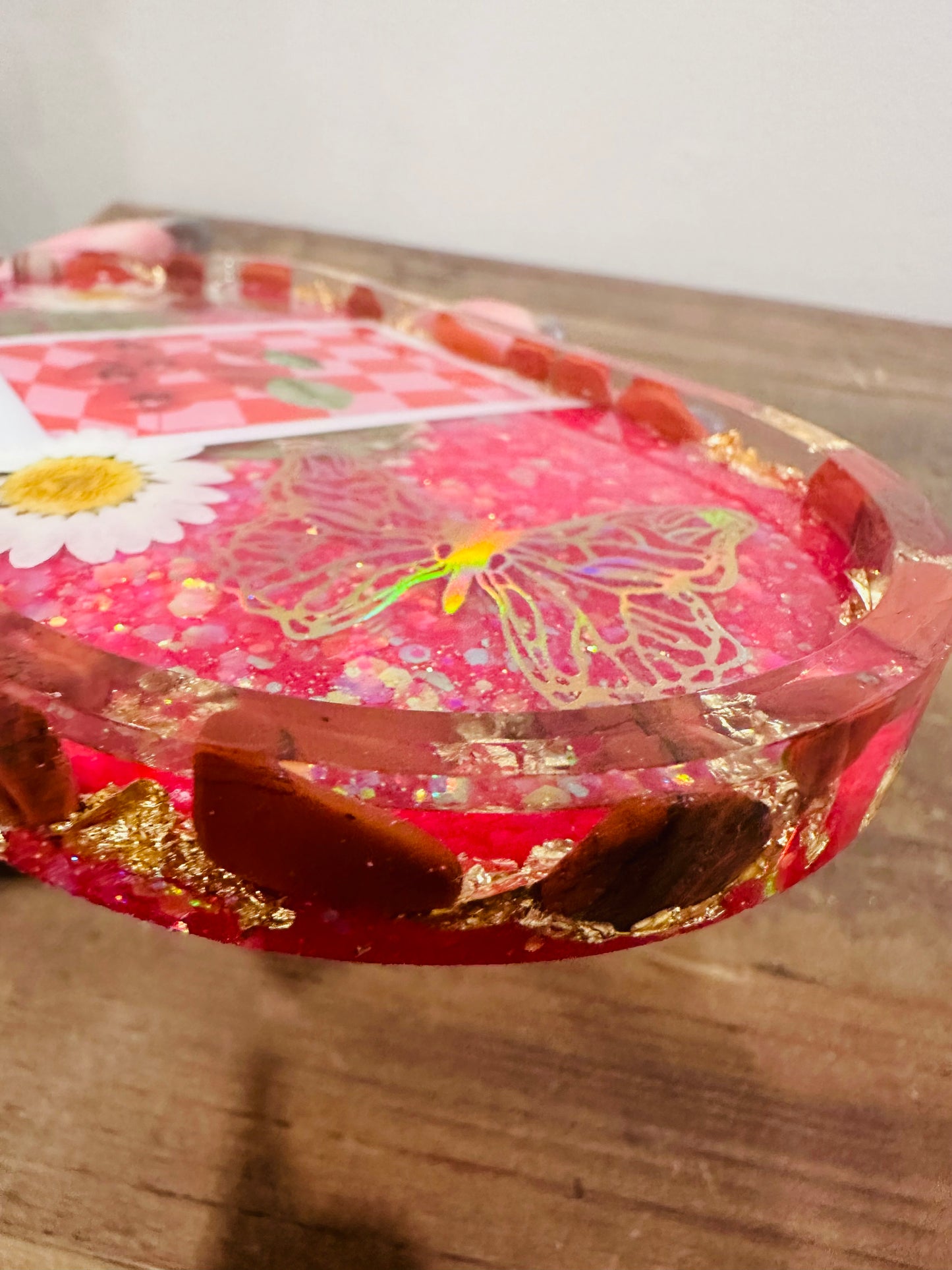 Groovy Cherry Daisy Tray ๐