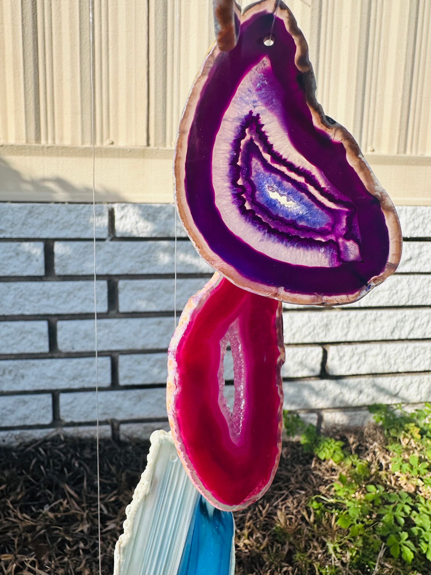 Agate Slice Wind Chimes