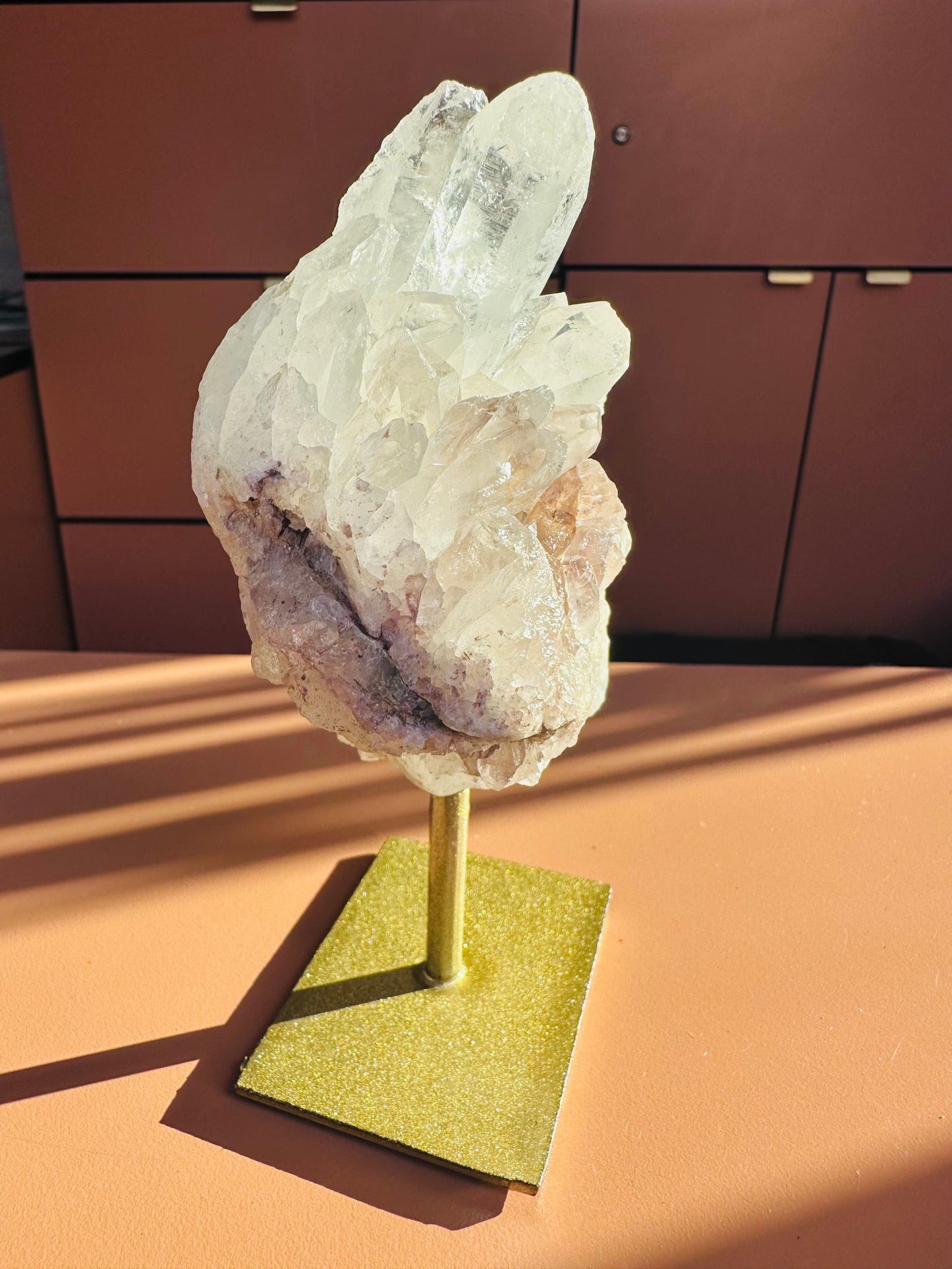 Quartz Crystal Druzy on Stand