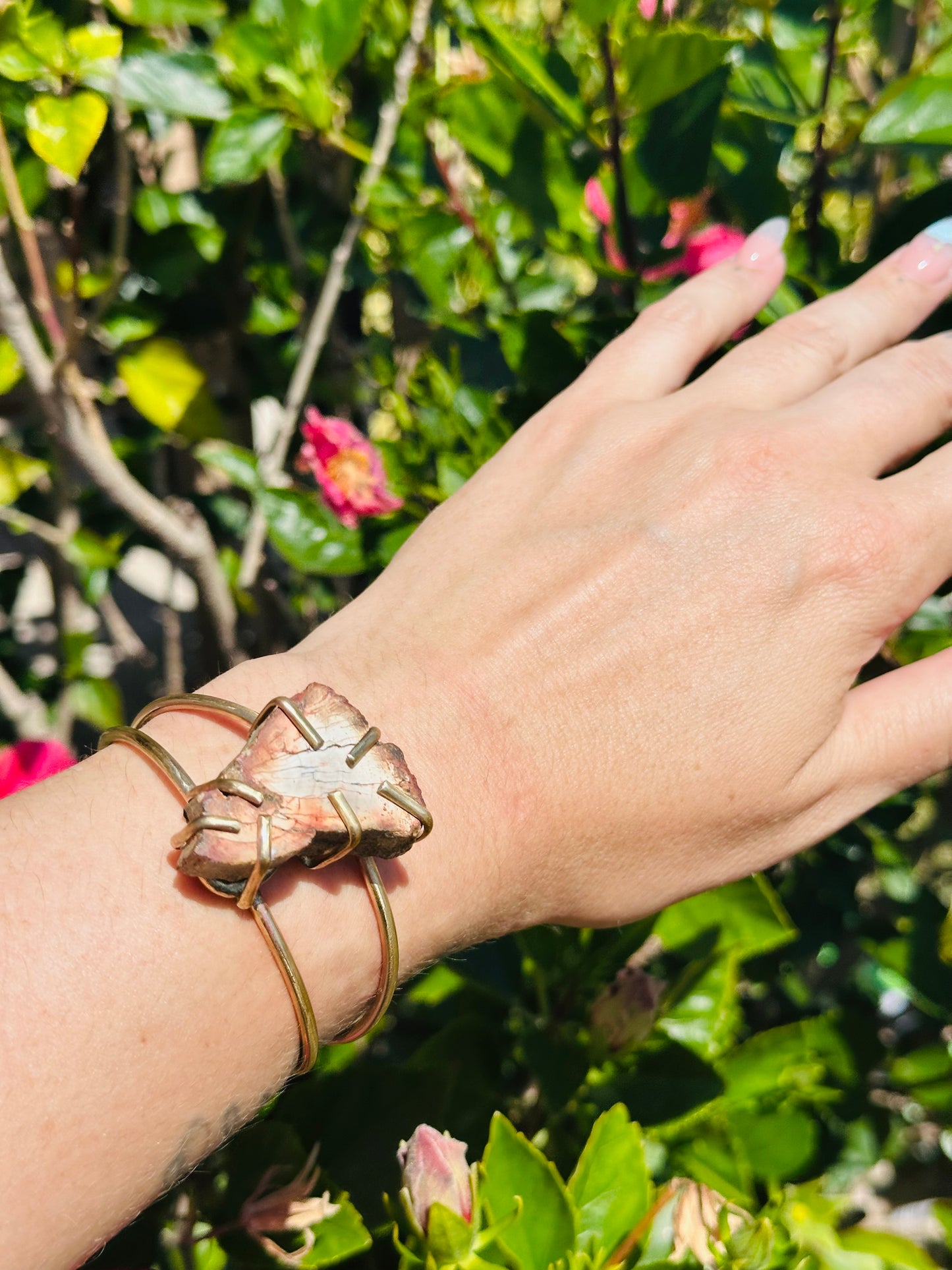 Petrified Wood Cuff Bracelet