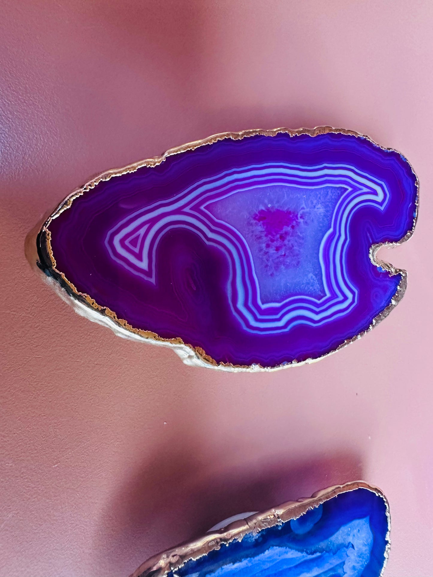 Agate Slice Phone Grip