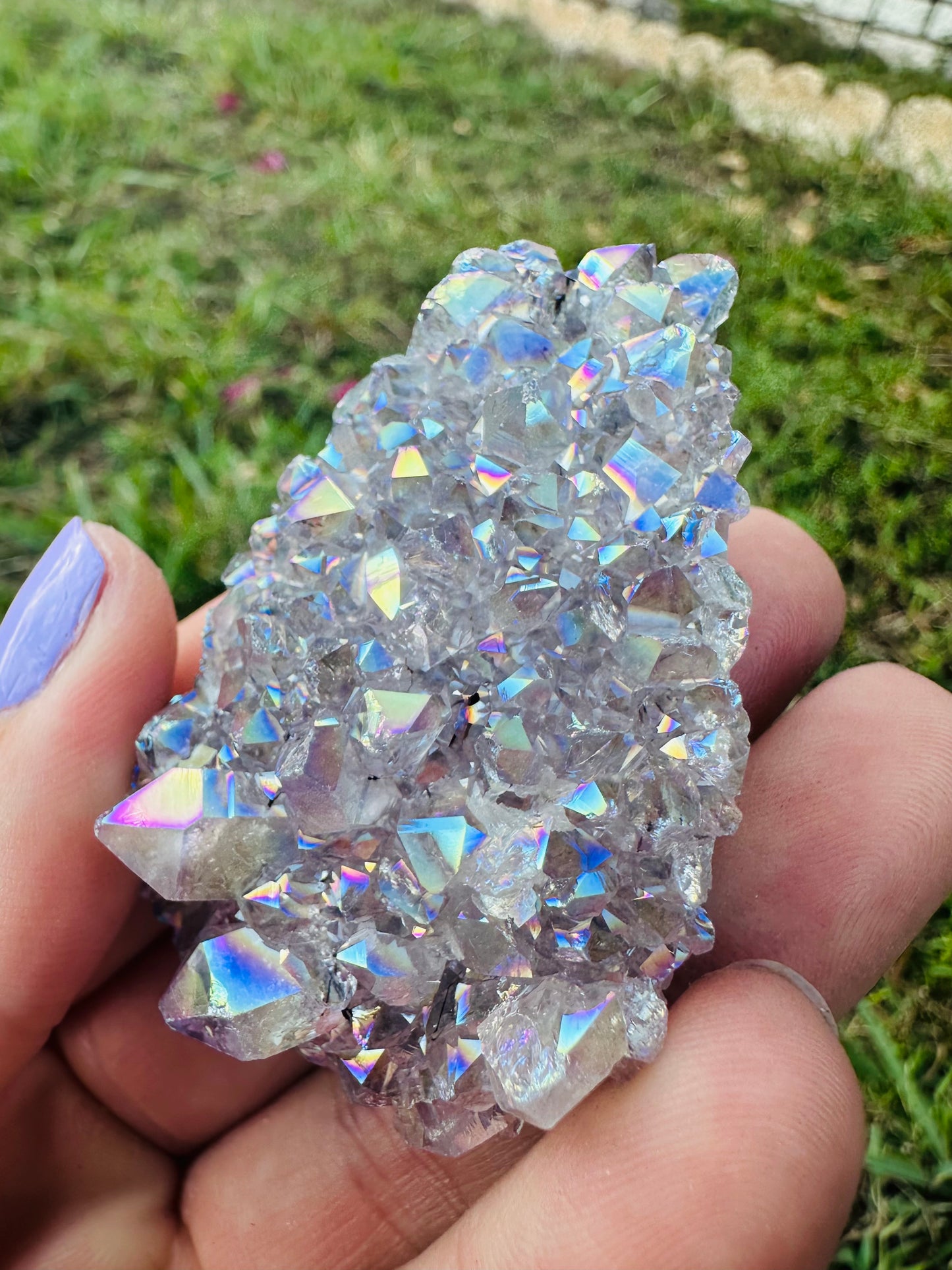 Angel Aura Amethyst Clusters