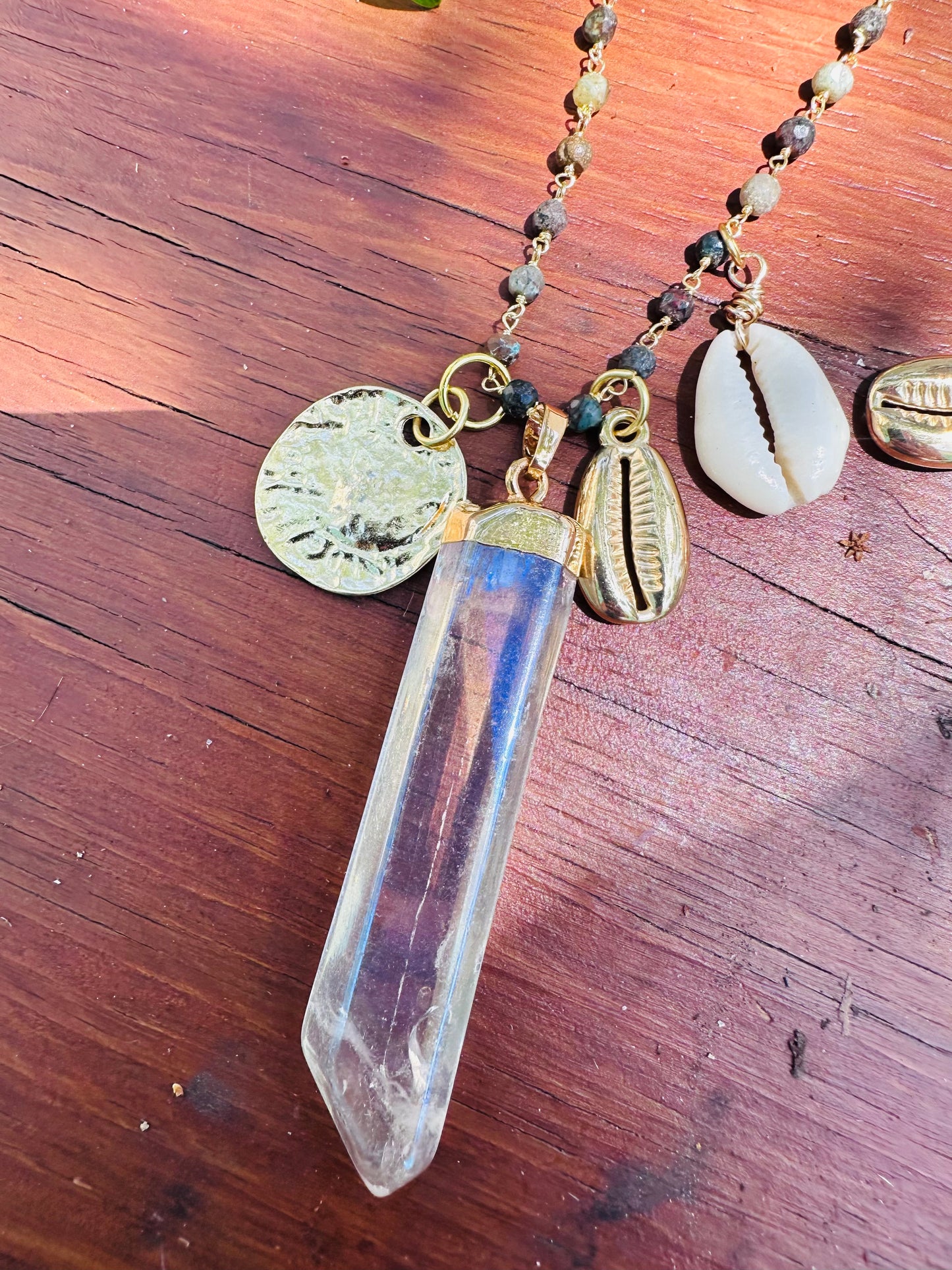 Long Beachy Talisman Necklaces