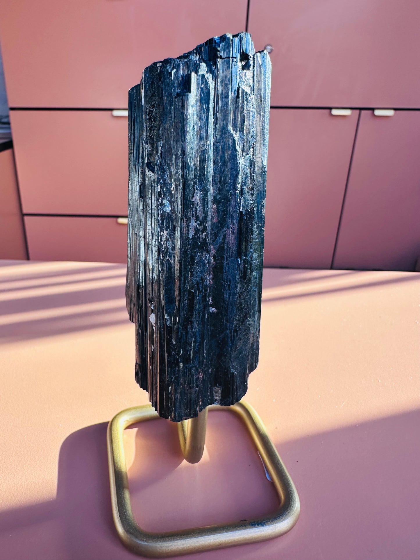 Black Tourmaline with Stand