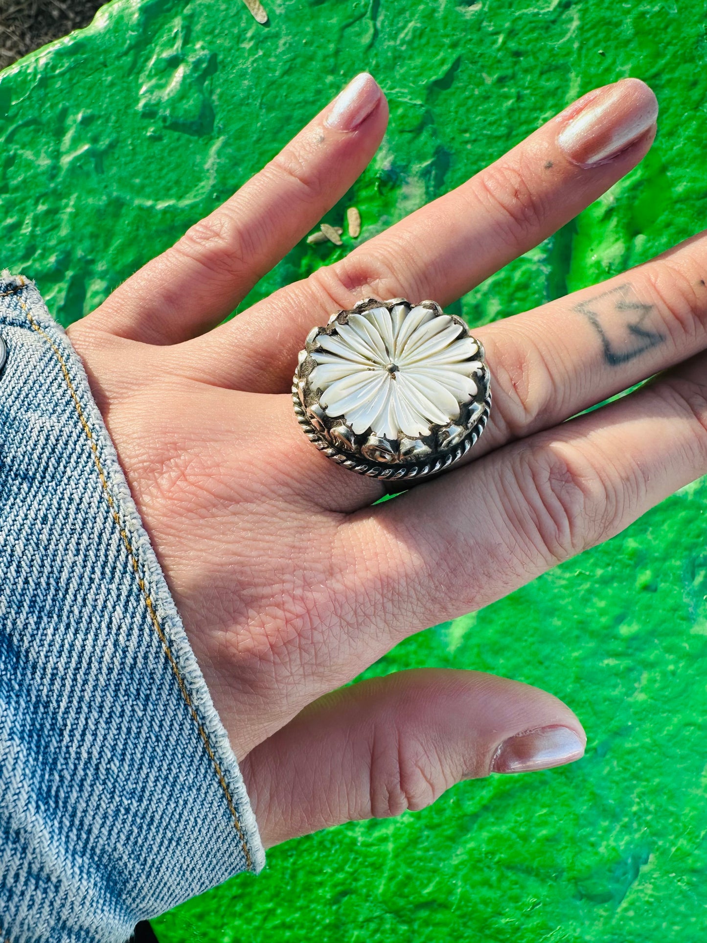Flower Shell Ring