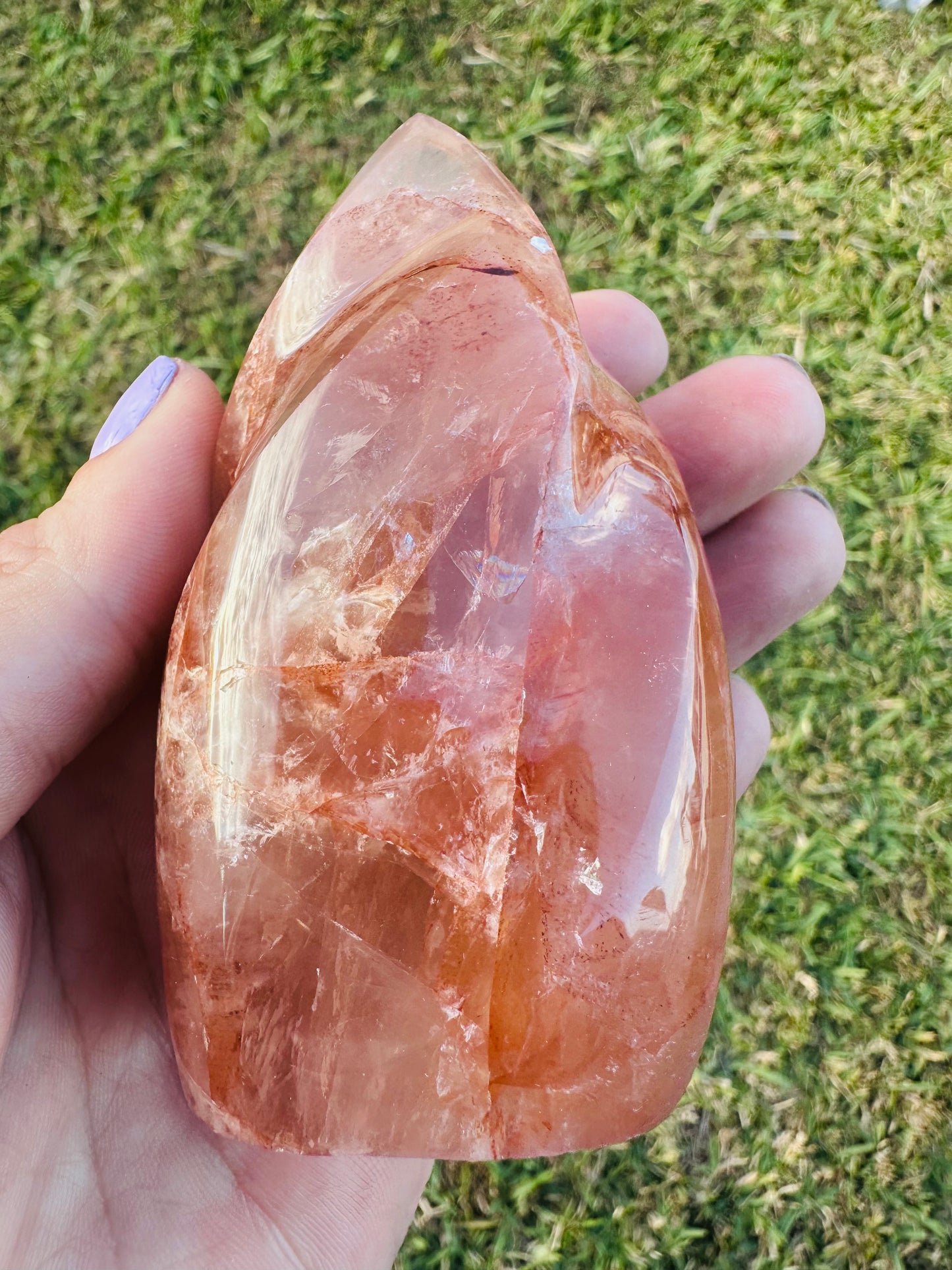 Hematoid Quartz Freeform Flame 🔥