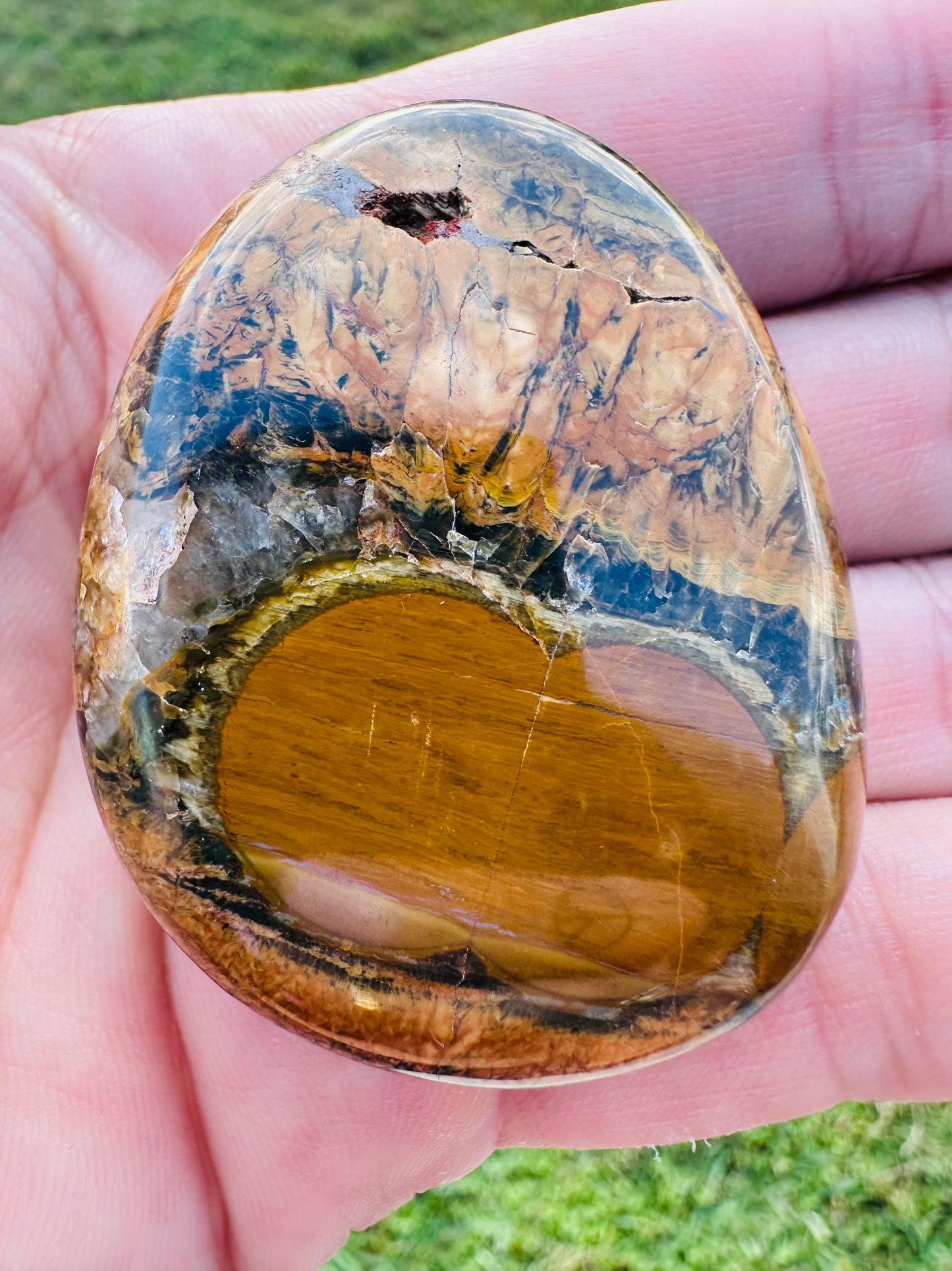 Kabamby Ocean Jasper Palm Stones