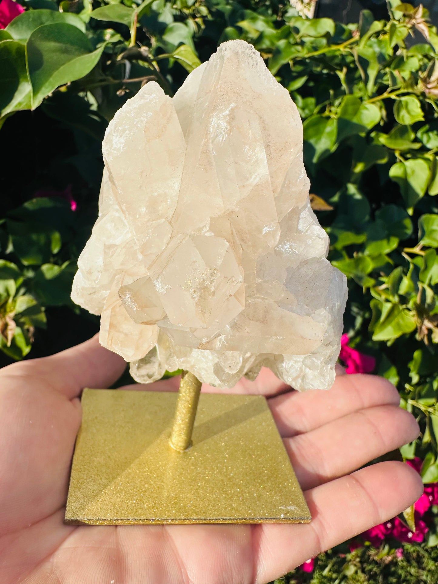 Quartz Crystal Druzy on Stand