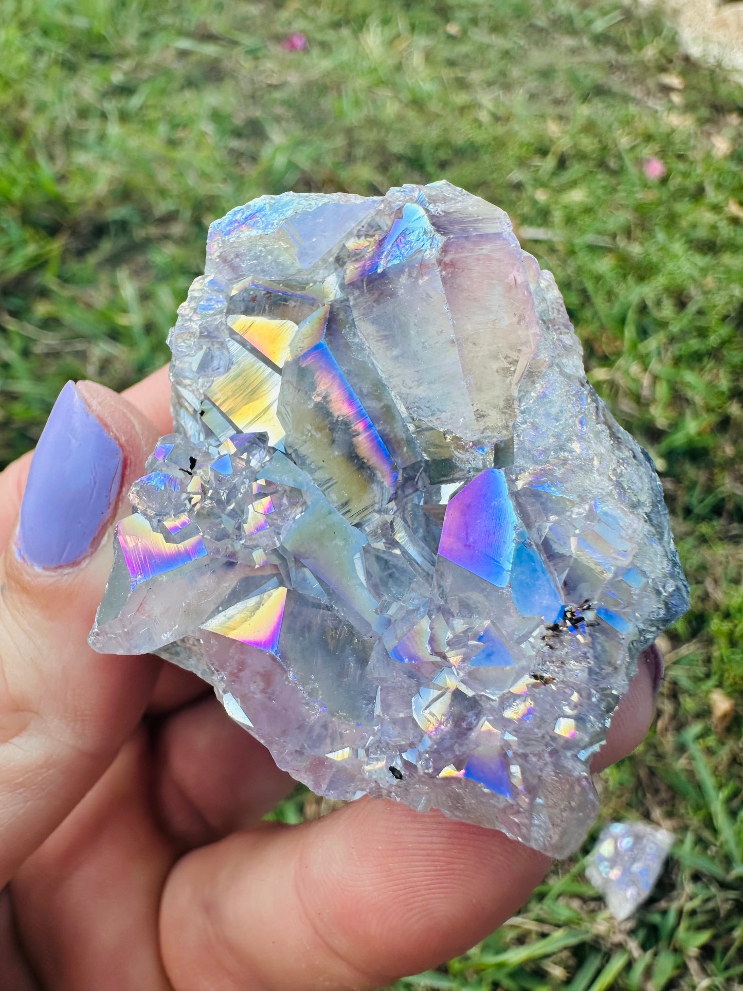 Angel Aura Amethyst Clusters