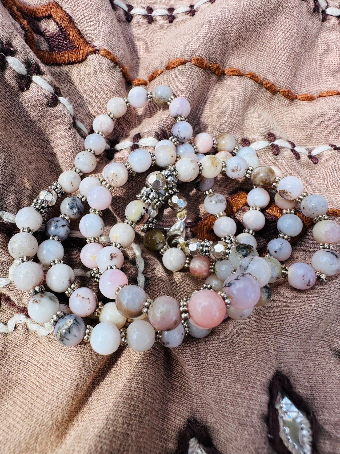 Layering Beaded and Chain Necklaces