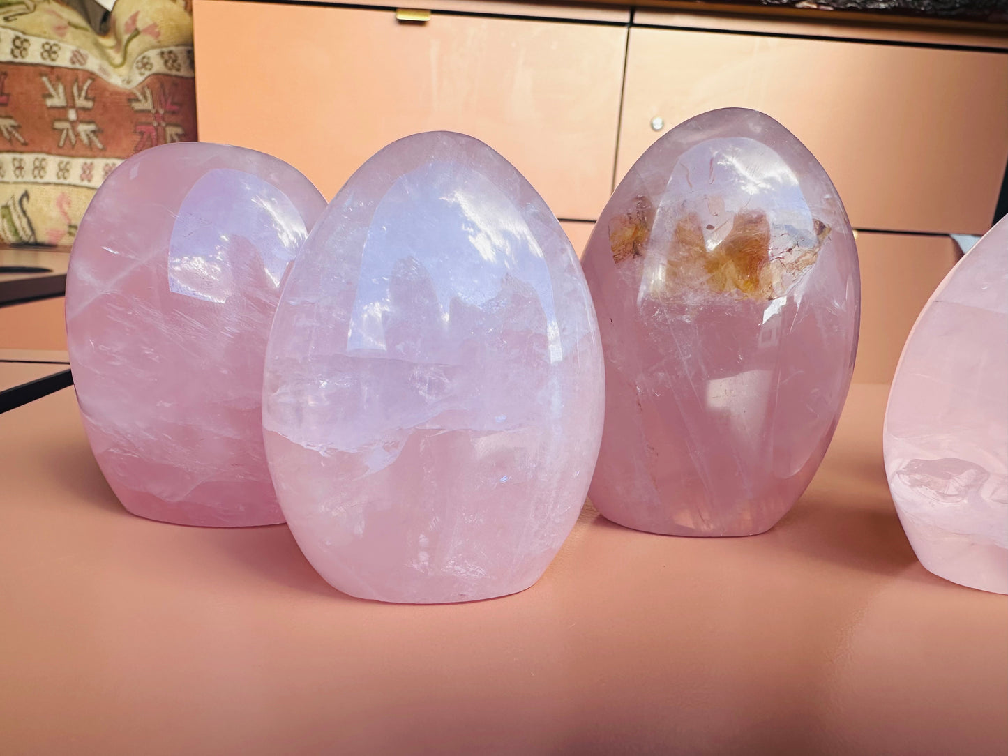 Small Rose Quartz Freeforms