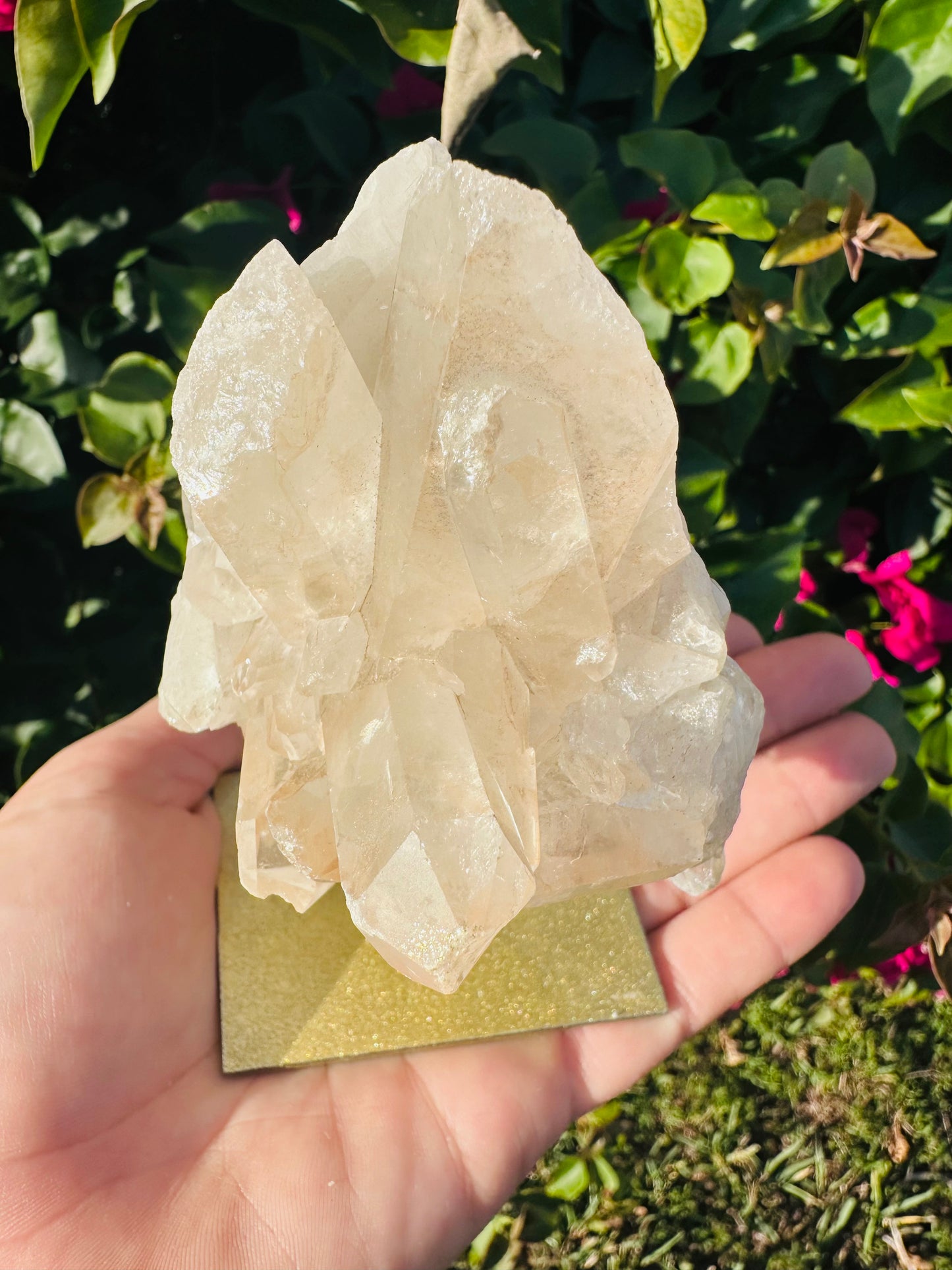 Quartz Crystal Druzy on Stand