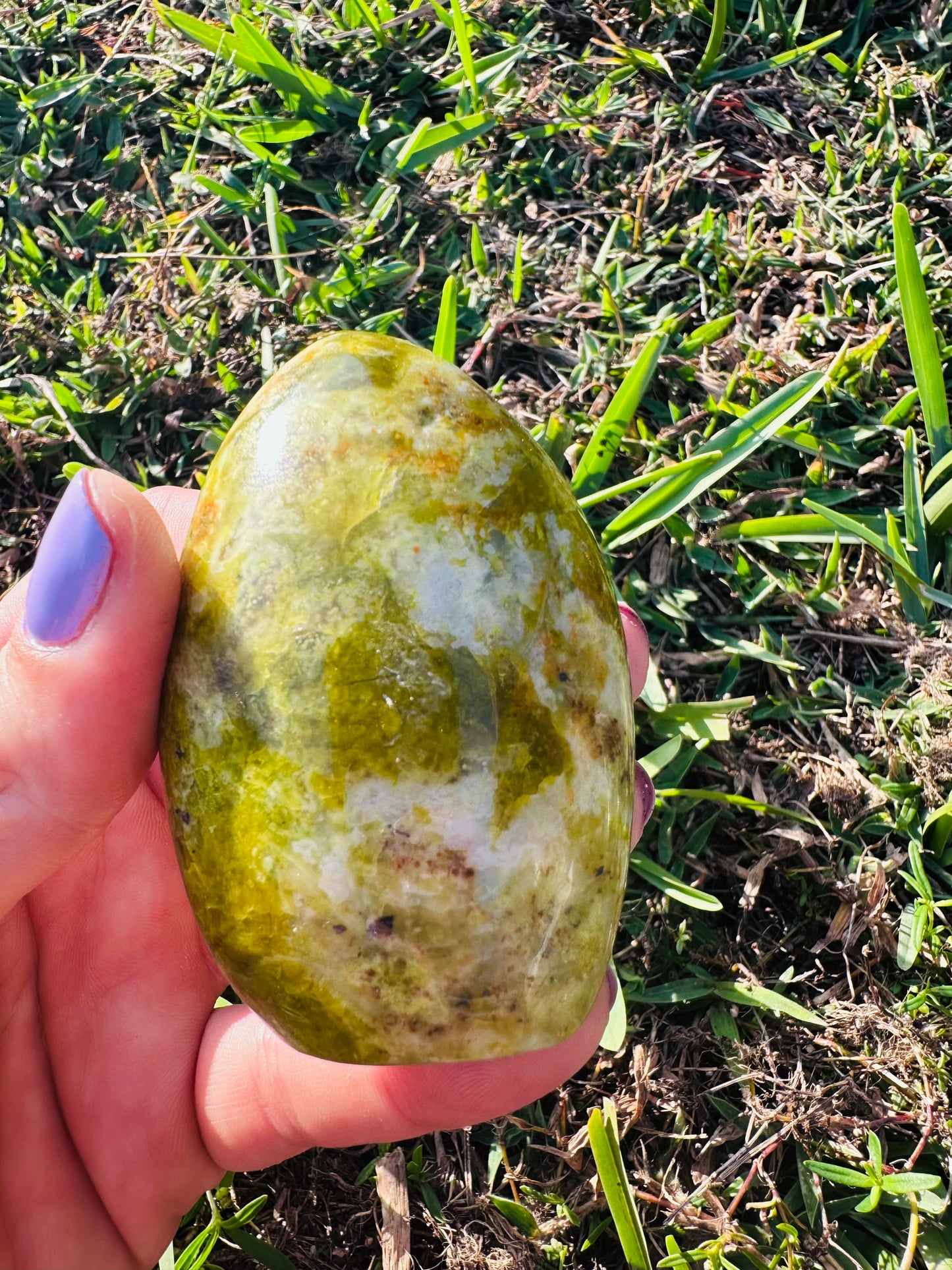 Madagasgar Green Opal Freeform Tower