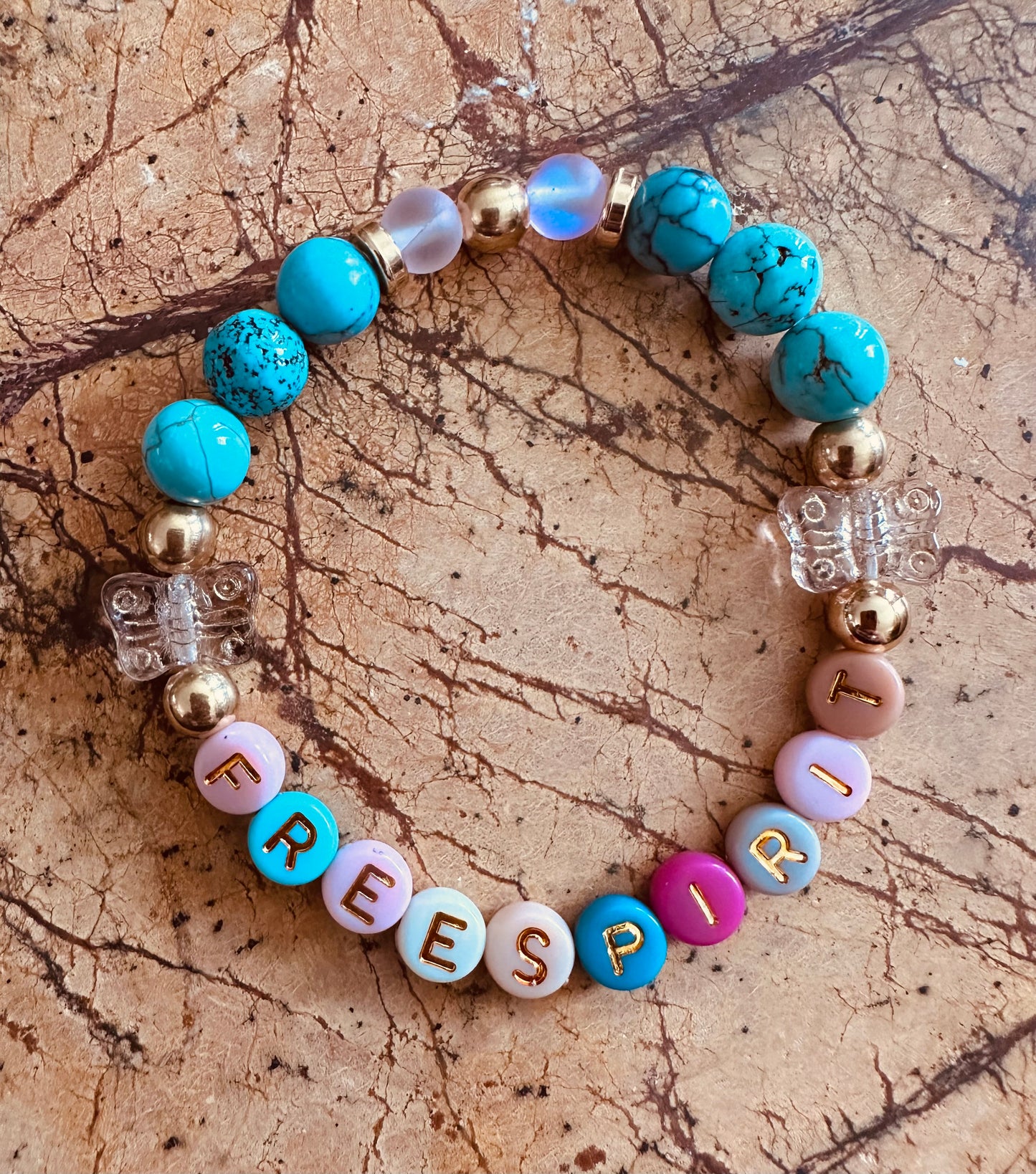 Free spirit 🦋 Turquoise Bracelet