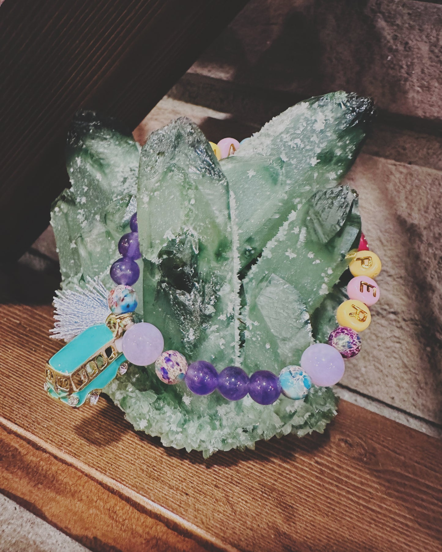 Happy Camper 🚐 Crystal Bracelet