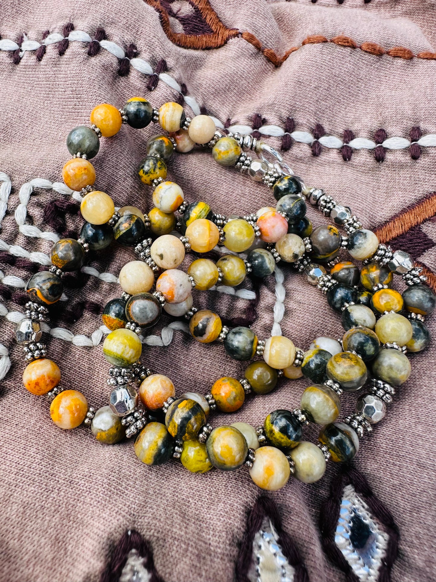 Layering Beaded and Chain Necklaces
