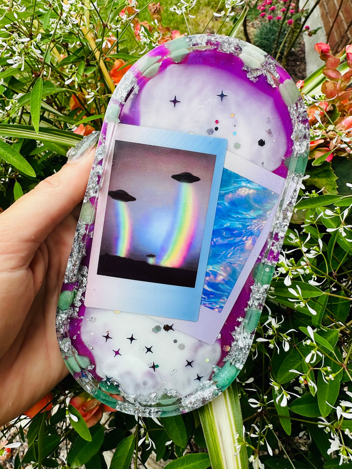 Rainbow UFO Beam Small Tray 🌈🛸