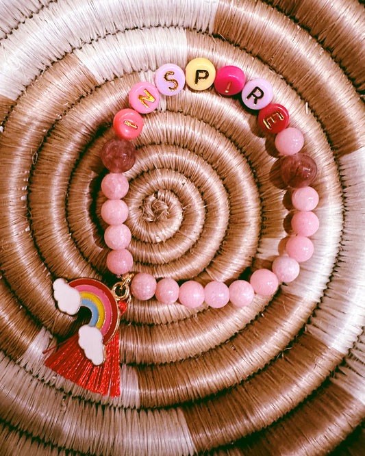 Inspire 🌈 Rose Quartz Bracelet